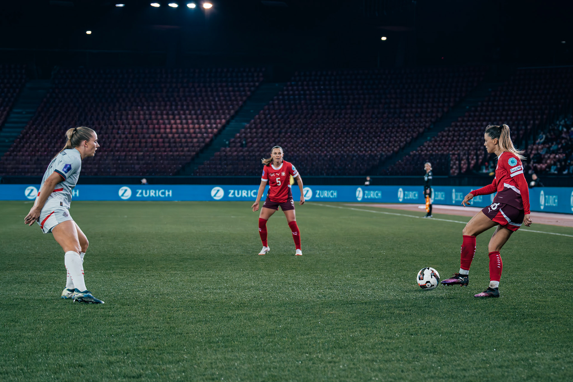 UEFA Women's Nations League Suisse - Islande au Stadion Letzigrund. (Christian António/LibsVisuals.com)