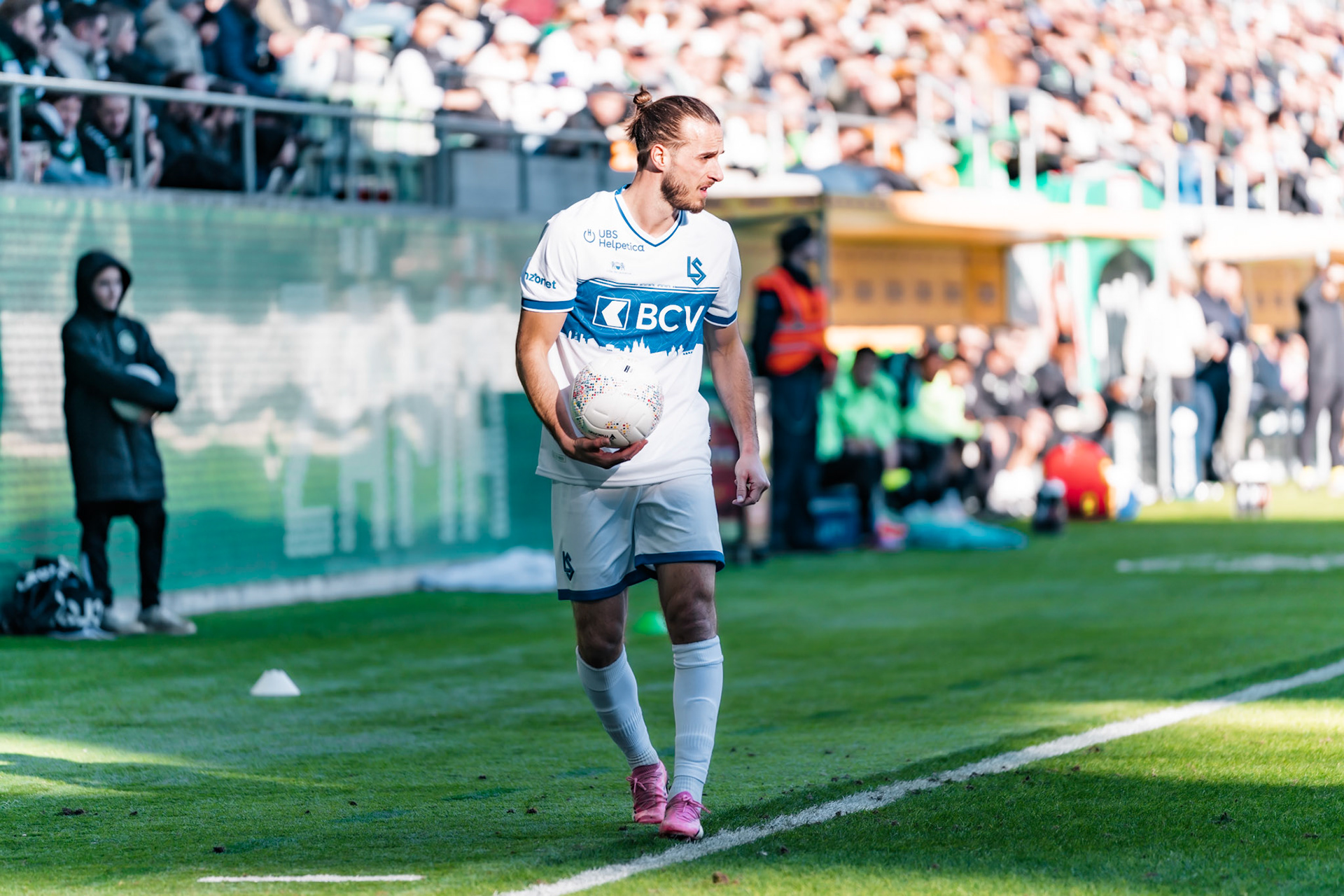 FC Saint-Gall 1879 et Lausanne-Sport FC au Kybunpark. (Christian António/LibsVisuals.com)