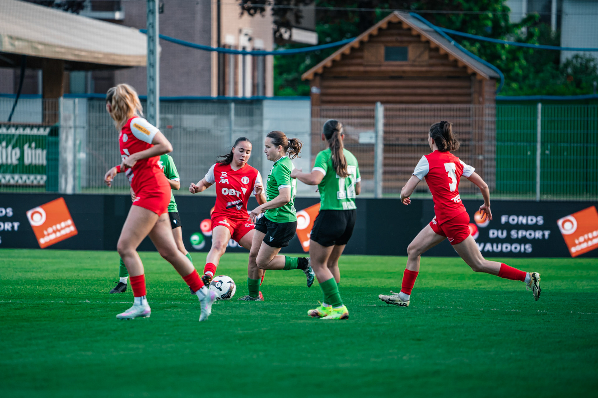 Yverdon Sport FC et FC Rapperswil-Jona au Stade Municipal. (Christian António/LibsVisuals.com)