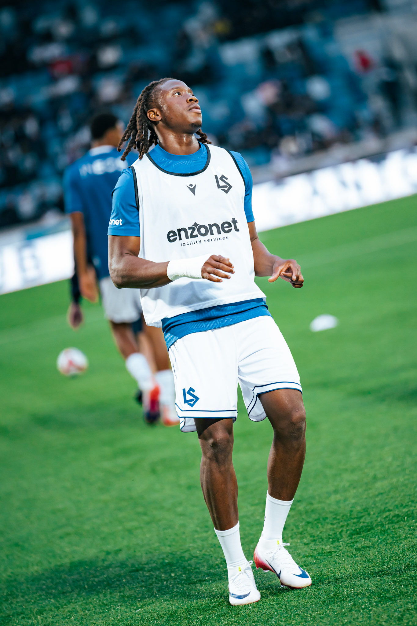 Match aller du tour de barrage de l’UEFA Europa Conference League 2025/26 opposant Lausanne-Sport et le Beşiktaş JK au Stade de la Tuilière. (Christian António/LibsVisuals.com)