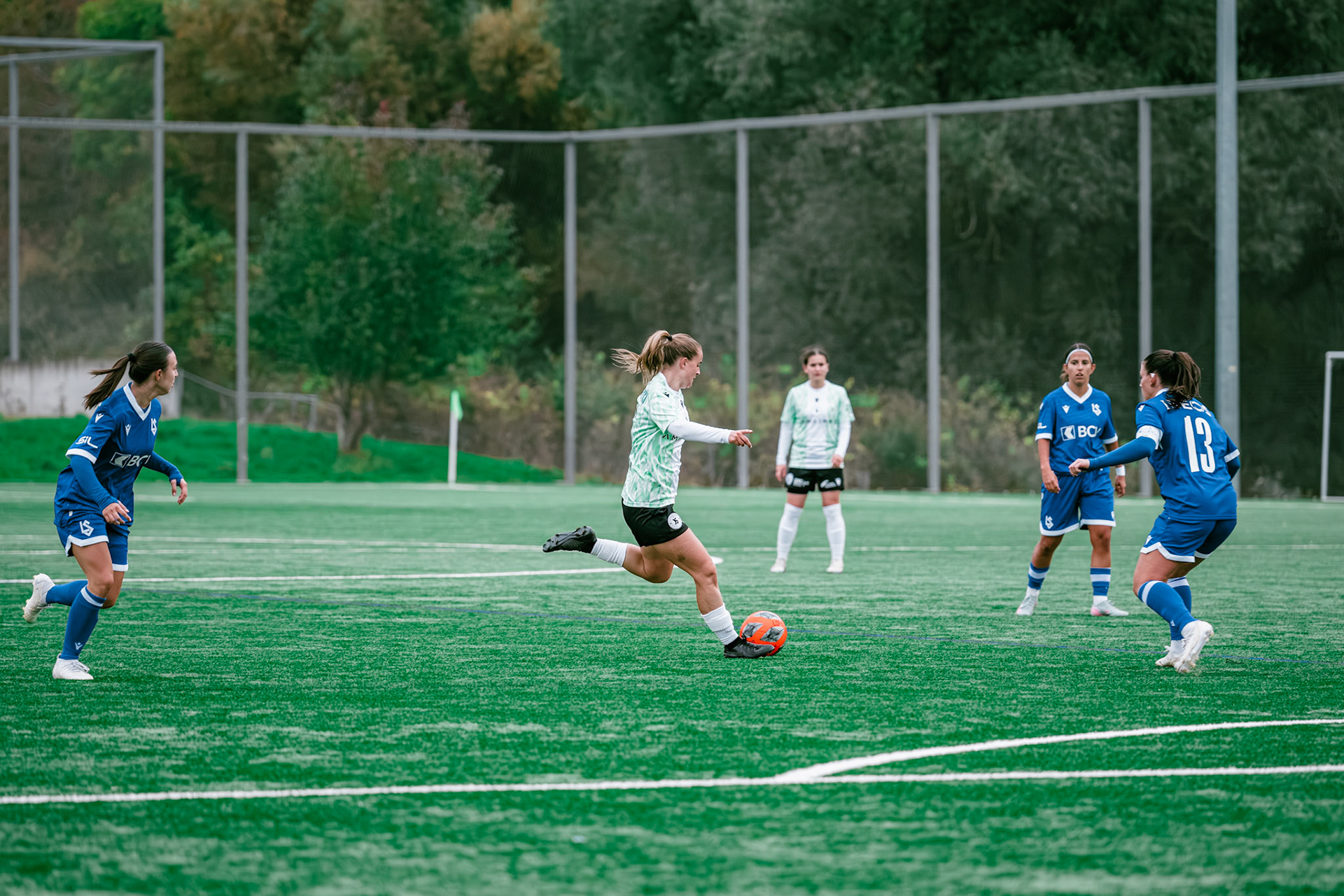 Match AXA Women’s Cup (1/16 de finale) opposant FC Lausanne-Sport et Yverdon Sport FC au Centre sportif de la Tuilière. (Christian António/LibsVisuals.com)