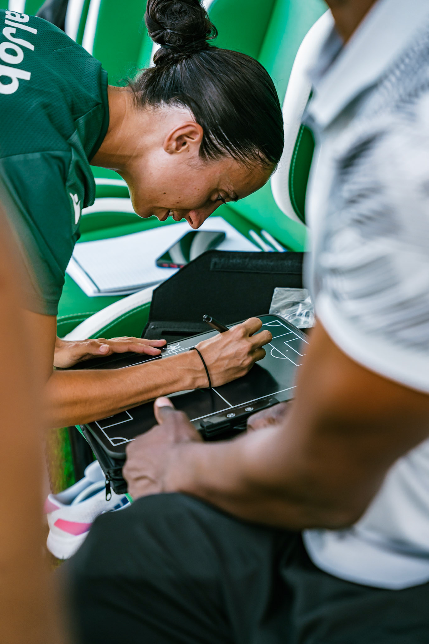 Match championnat LNB féminine opposant Yverdon Sport FC et FC Schlieren au Stade Municipal. (Christian António/LibsVisuals.com)