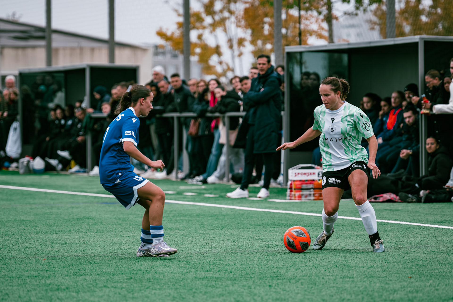 Match AXA Women’s Cup (1/16 de finale) opposant FC Lausanne-Sport et Yverdon Sport FC au Centre sportif de la Tuilière. (Christian António/LibsVisuals.com)