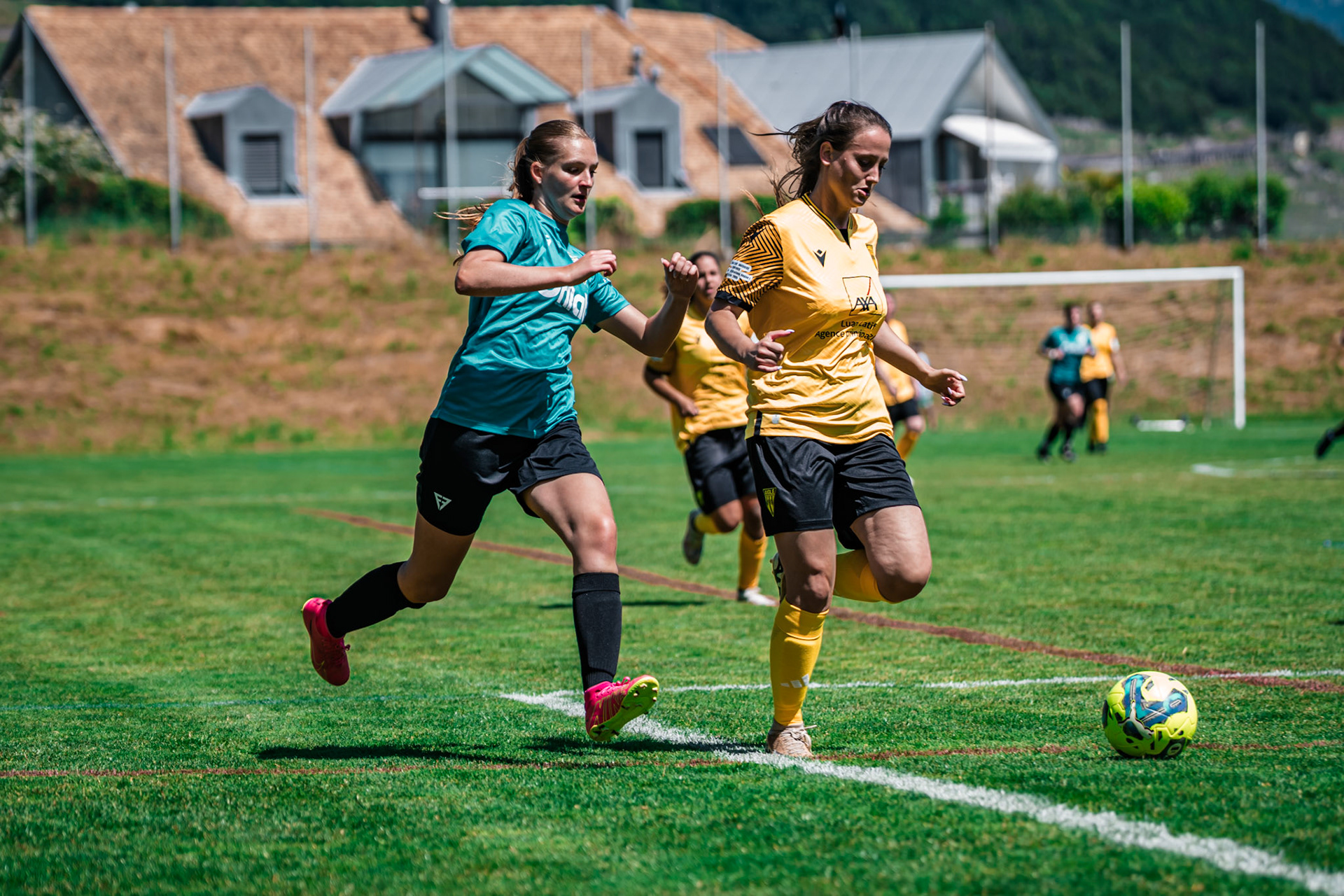 FC Aigle - FC Echallens Région I au Stade des Ruvines. (Christian António/LibsVisuals.com)