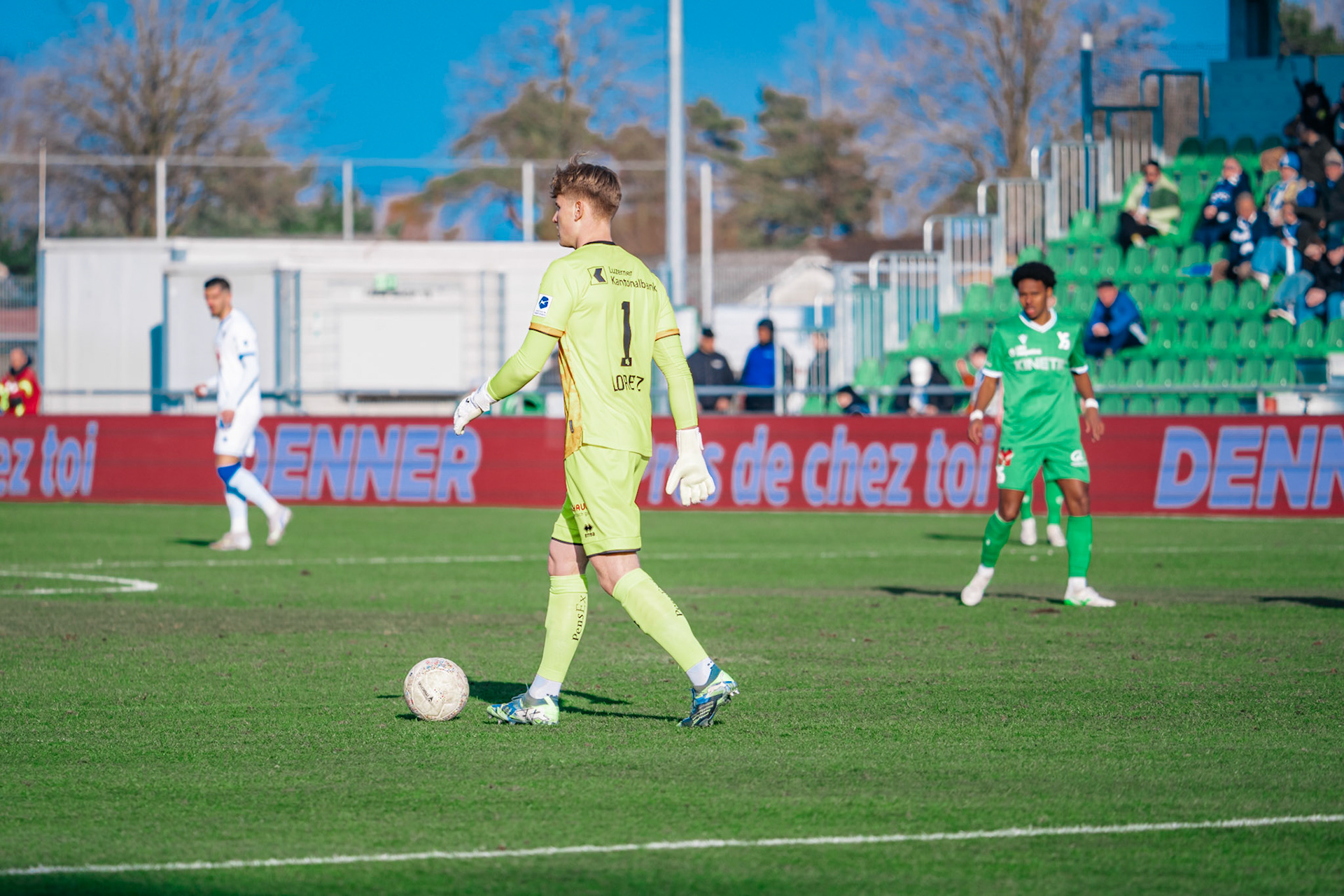 Yverdon Sport FC et FC Luzern au Stade Municipal. (Christian António/LibsVisuals.com)