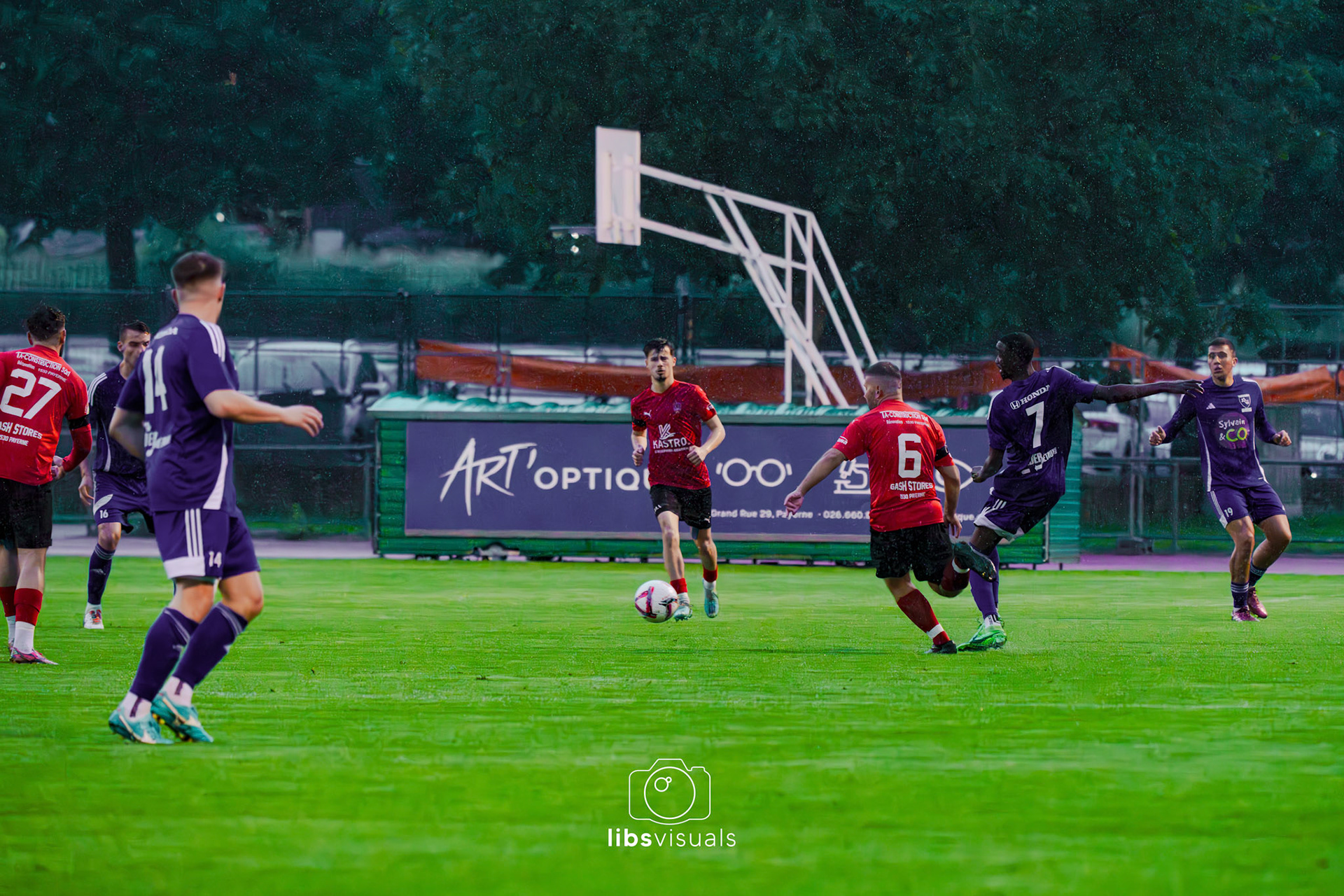 Match de barrage - Promotion 3ème ligue FC Iliria Payerne - FC Champvent au Stade Municipal à Payerne