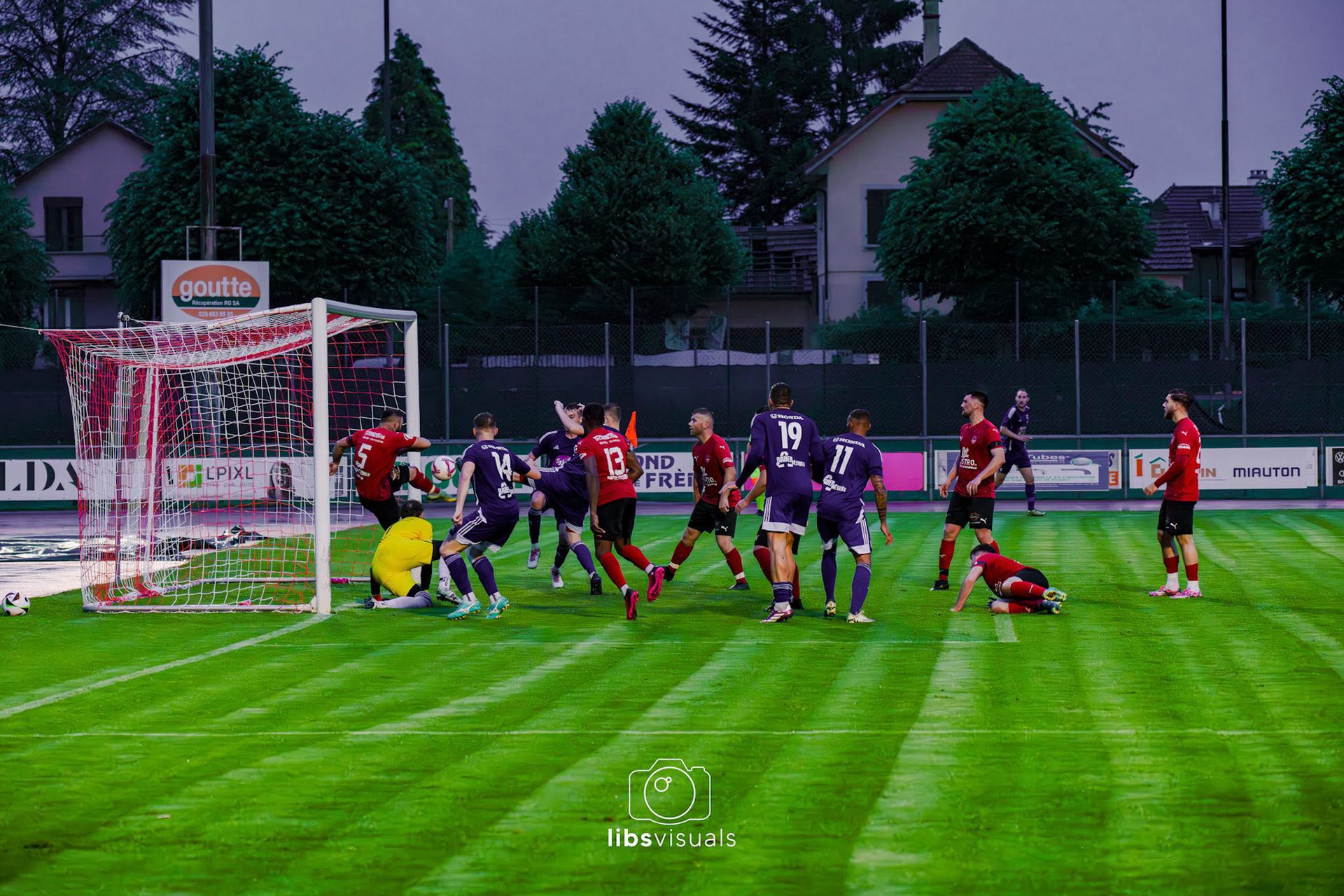 Match de barrage - Promotion 3ème ligue FC Iliria Payerne - FC Champvent au Stade Municipal à Payerne