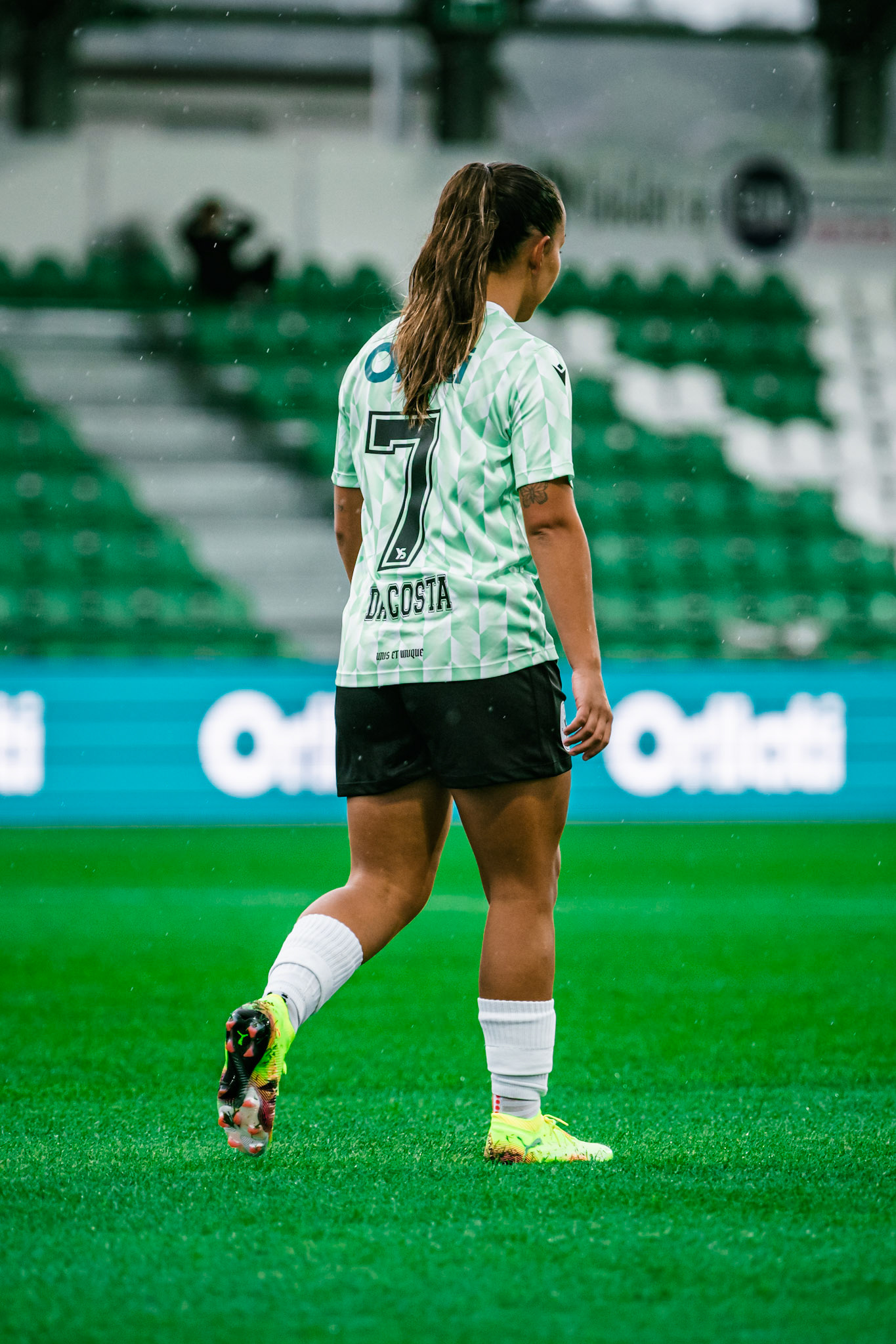 Match championnat LNB féminine opposant Yverdon Sport FC et FC Solothurn Frauen au Stade Municipal. (Christian António/LibsVisuals.com)