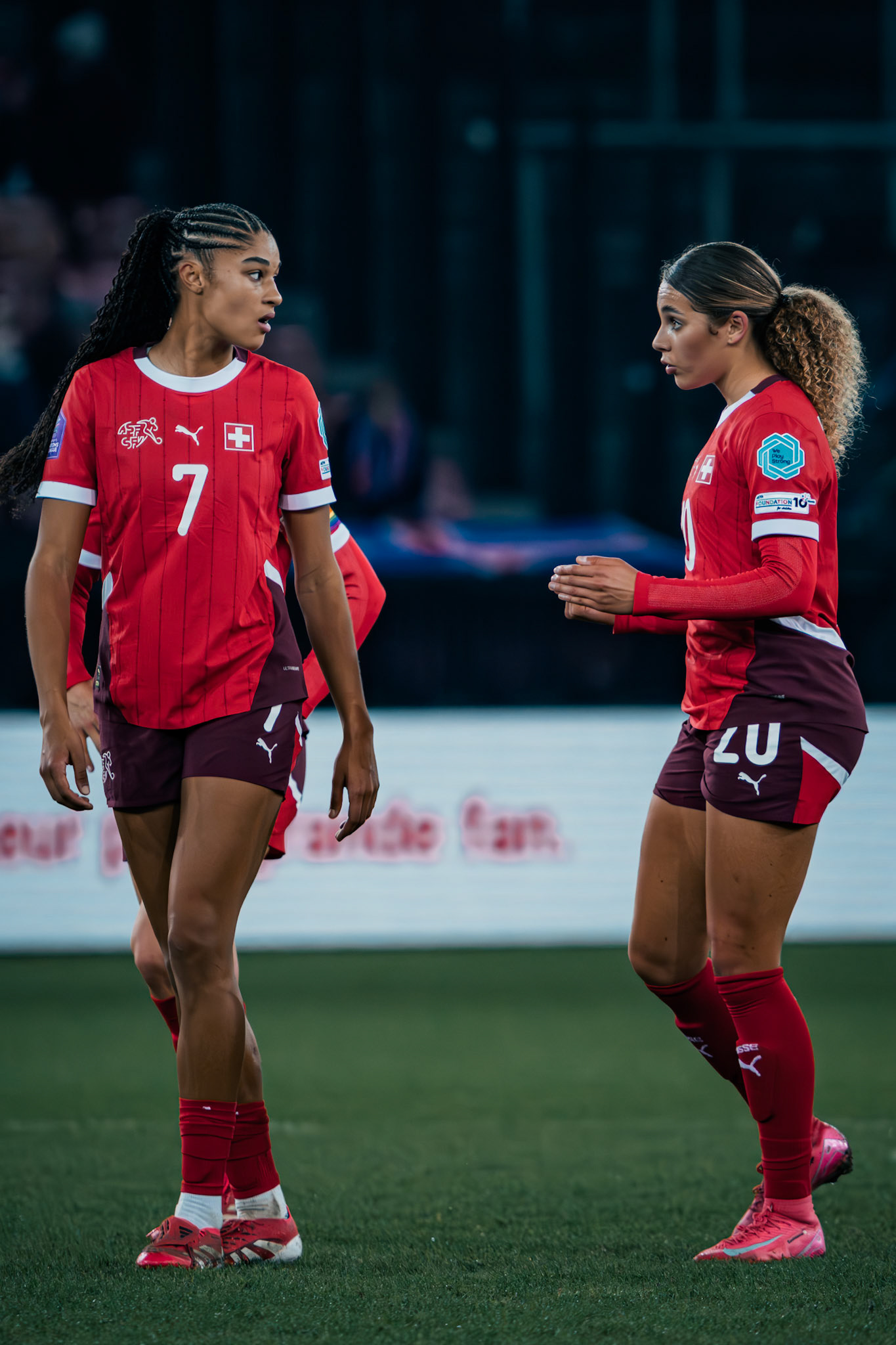 UEFA Women's Nations League Suisse - Islande au Stadion Letzigrund. (Christian António/LibsVisuals.com)
