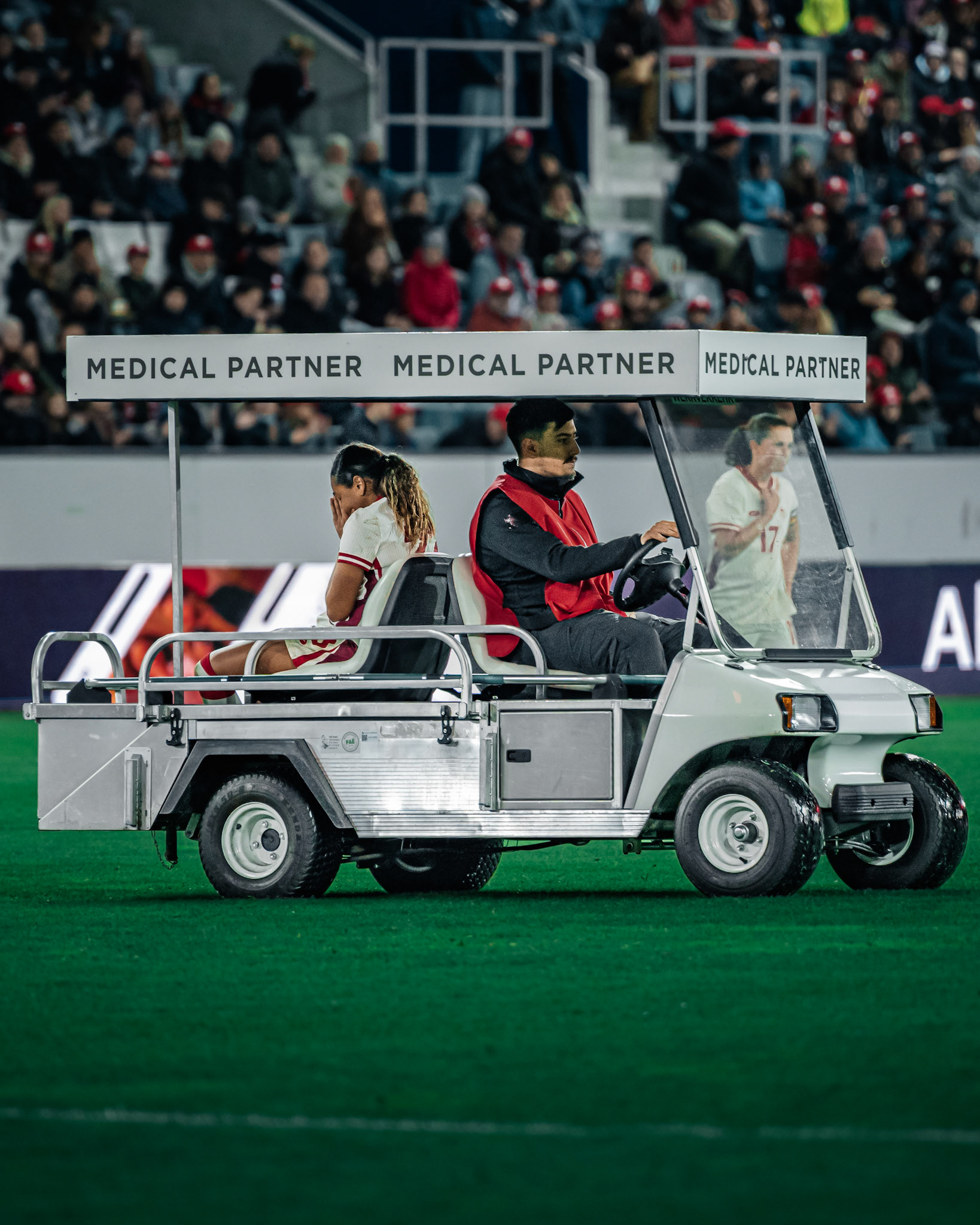 Match international opposant l’équipe nationale féminine de Suisse à l’équipe du Canada à la swissporarena, Luzern. (Christian António/LibsVisuals.com)