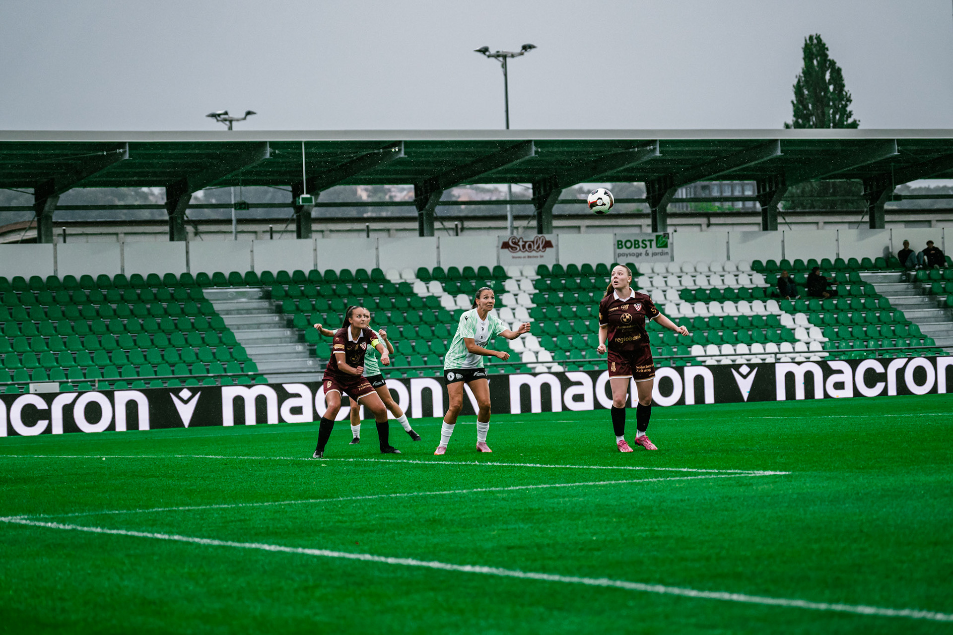 Match championnat LNB féminine opposant Yverdon Sport FC et FC Solothurn Frauen au Stade Municipal. (Christian António/LibsVisuals.com)
