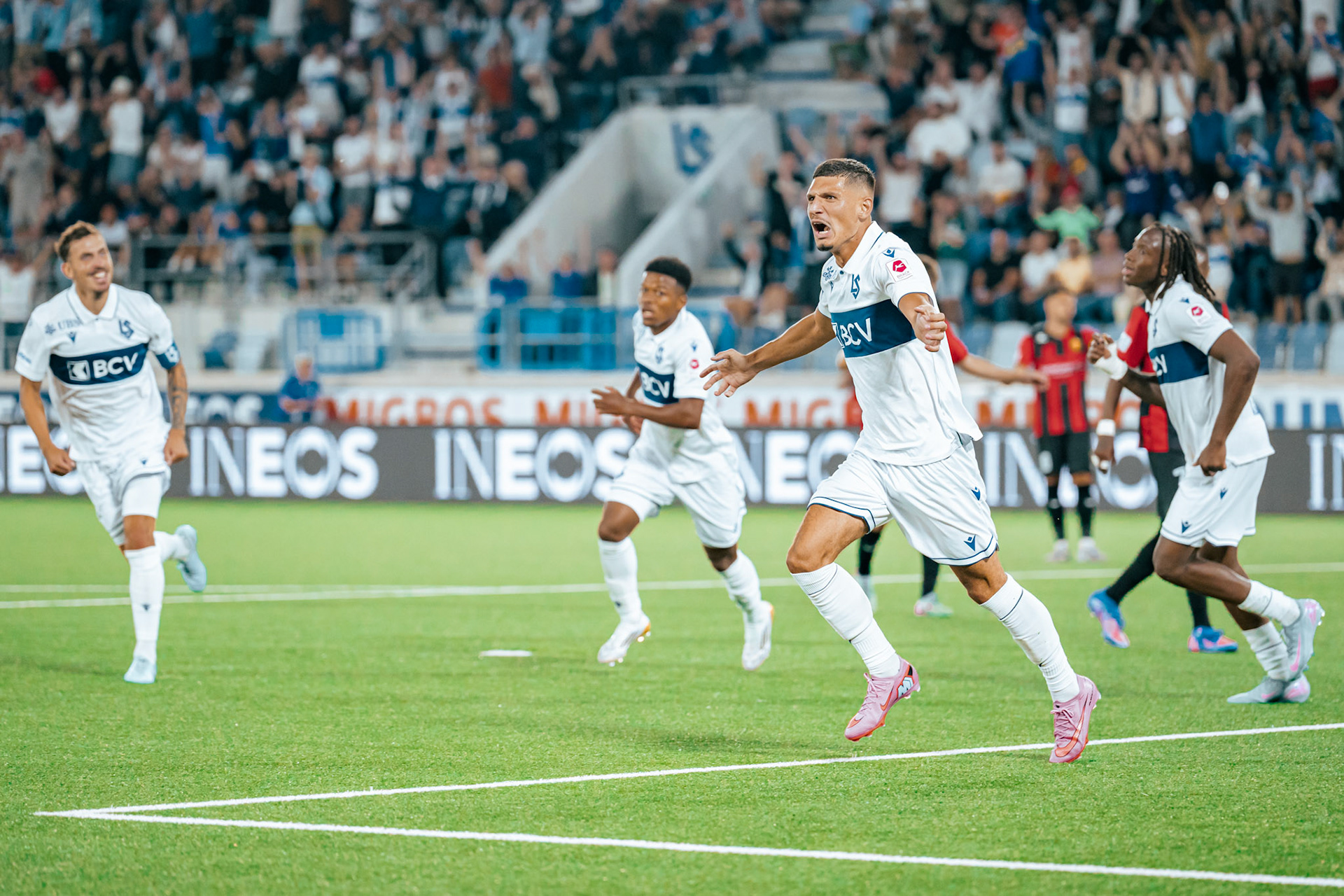 Lausanne-Sport - Vardar Skopje au Stade de la Tuilière. (Christian António/LibsVisuals.com)