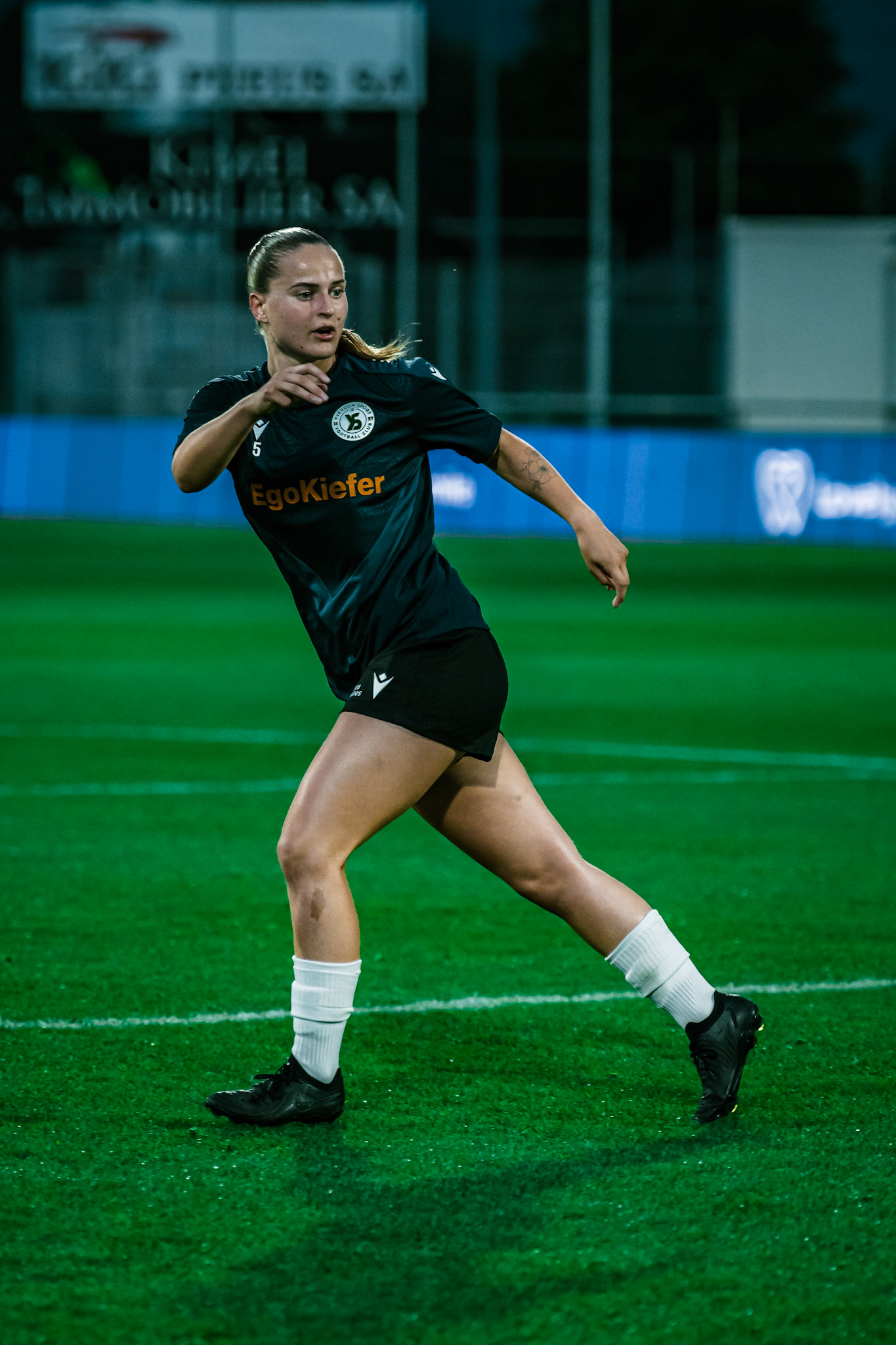 Match de championnat LNB (féminine) opposant Yverdon Sport FC et FC Wil 1900 au Stade Municipal, Yverdon. (Christian António/LibsVisuals.com)