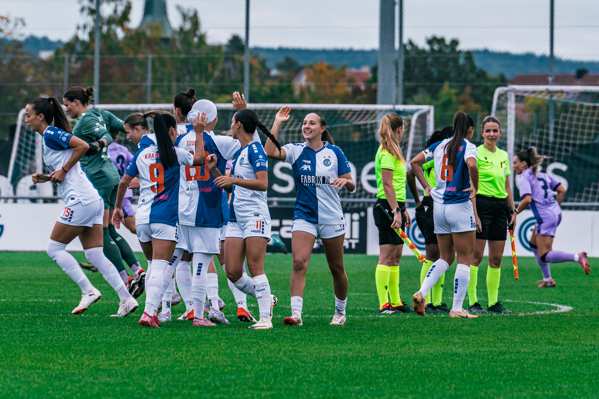 Match de l’AXA Women’s Super League opposant GC Frauenfussball et FC Basel 1893 au GC/Campus, Niederhasli (Platz 1). (Christian António/LibsVisuals.com)