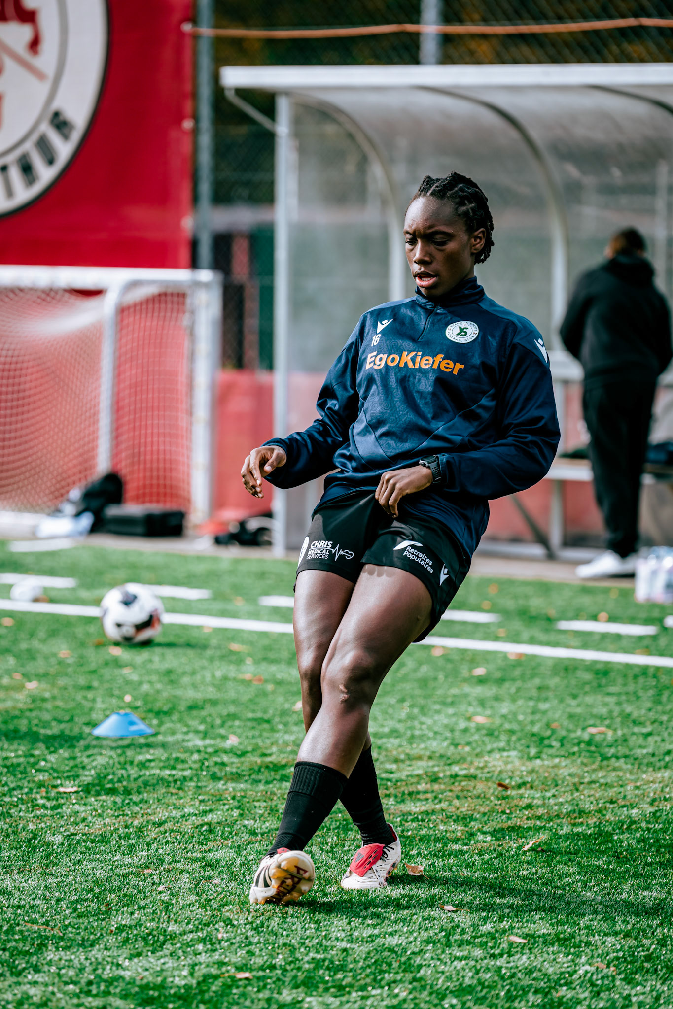 Match de championnat LNB Féminine opposant le FC Winterthur et Yverdon Sport FC au Schützenwiese, Winterthur. (Christian António/LibsVisuals.com)