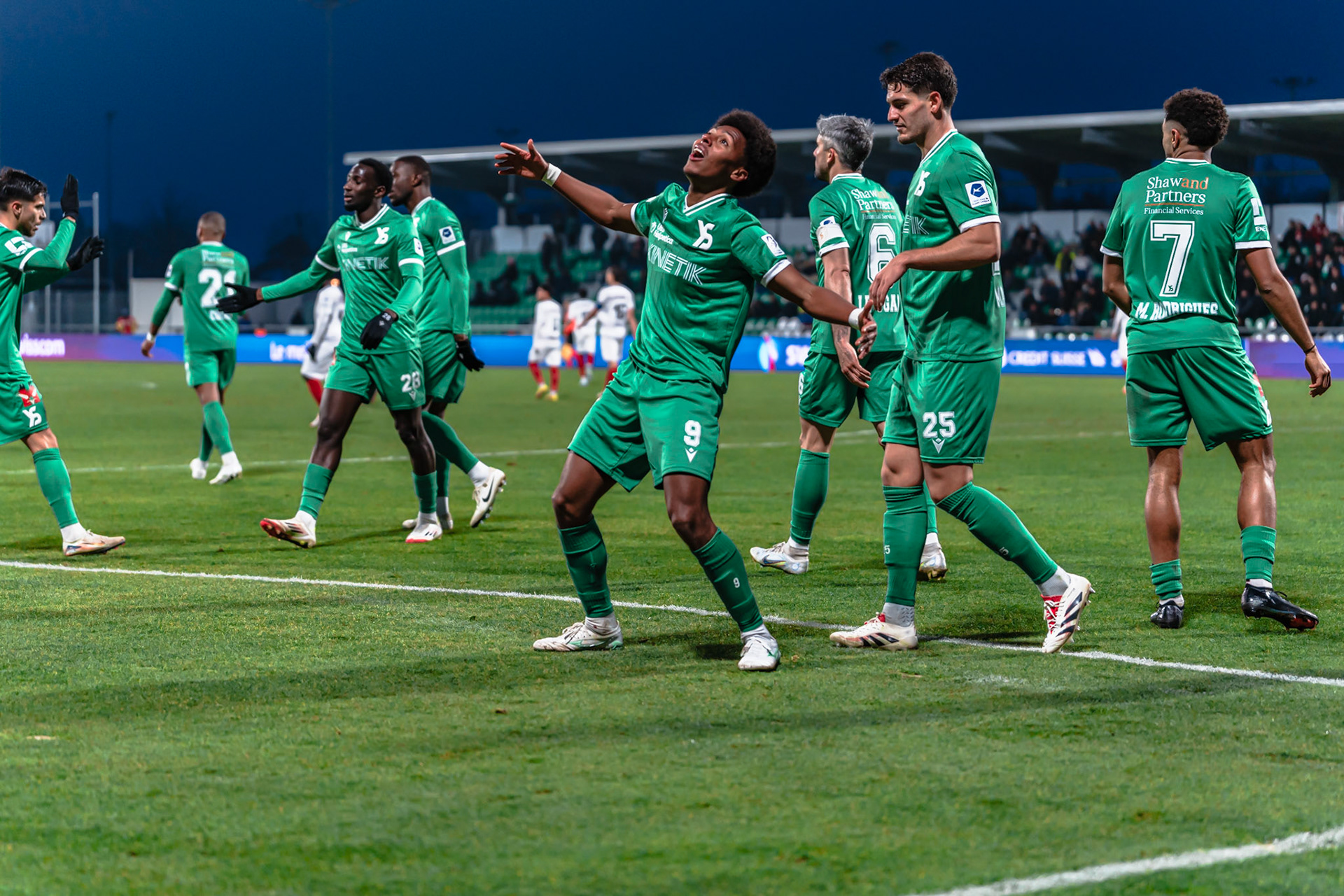 Yverdon Sport FC et FC Winterthur au Stade Municipal. (Christian António/LibsVisuals.com)