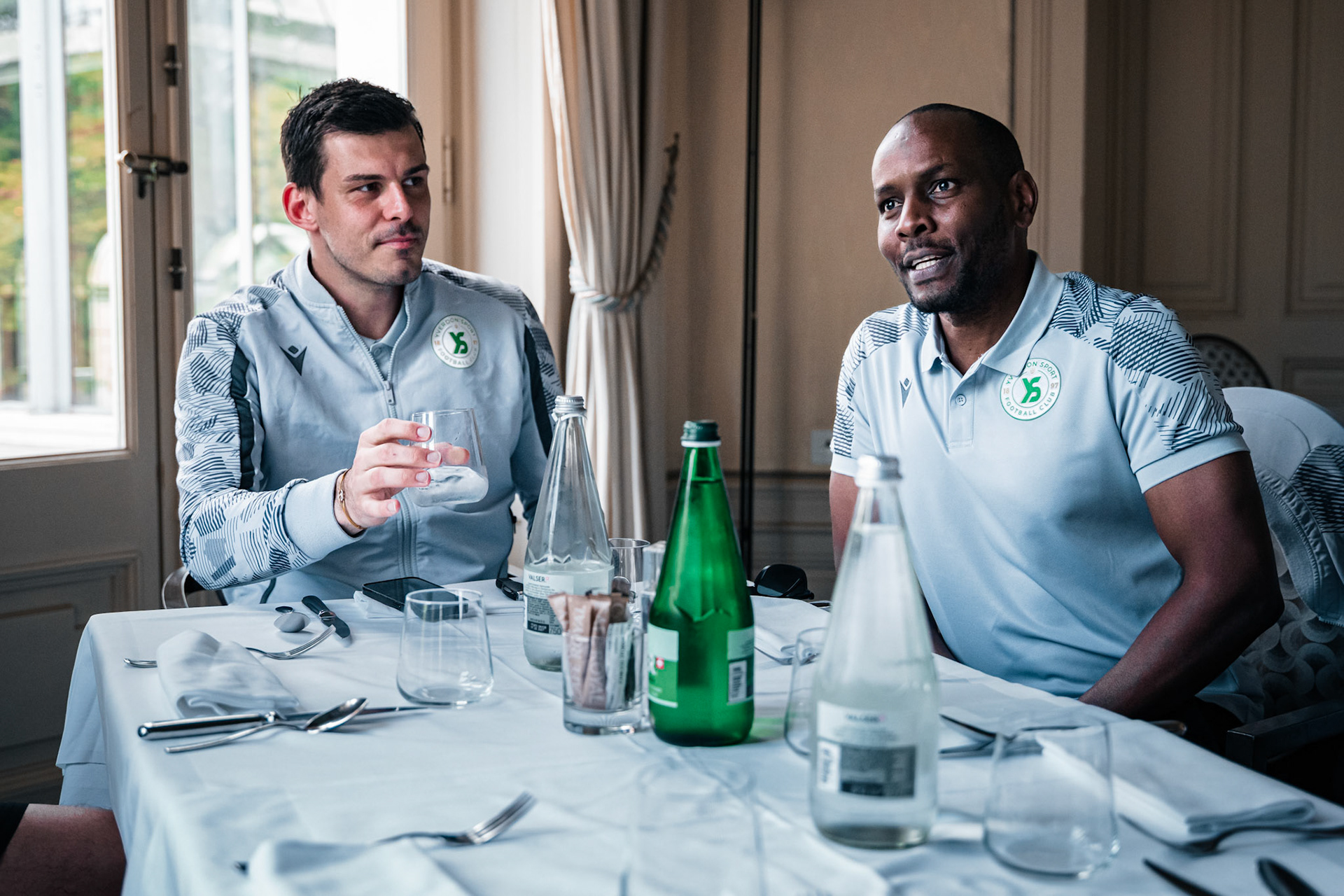 Yverdon Sport FC et FC Rapperswil-Jona au Stade Municipal. (Christian António/LibsVisuals.com)