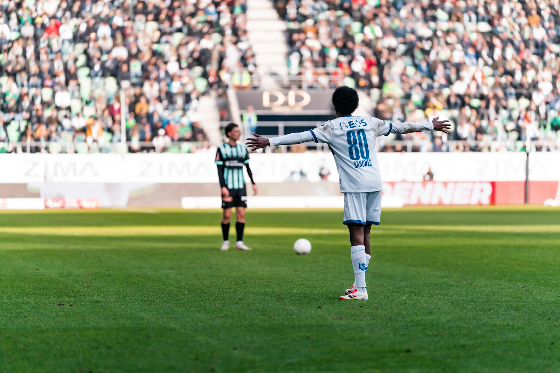 FC Saint-Gall 1879 et Lausanne-Sport FC au Kybunpark. (Christian António/LibsVisuals.com)