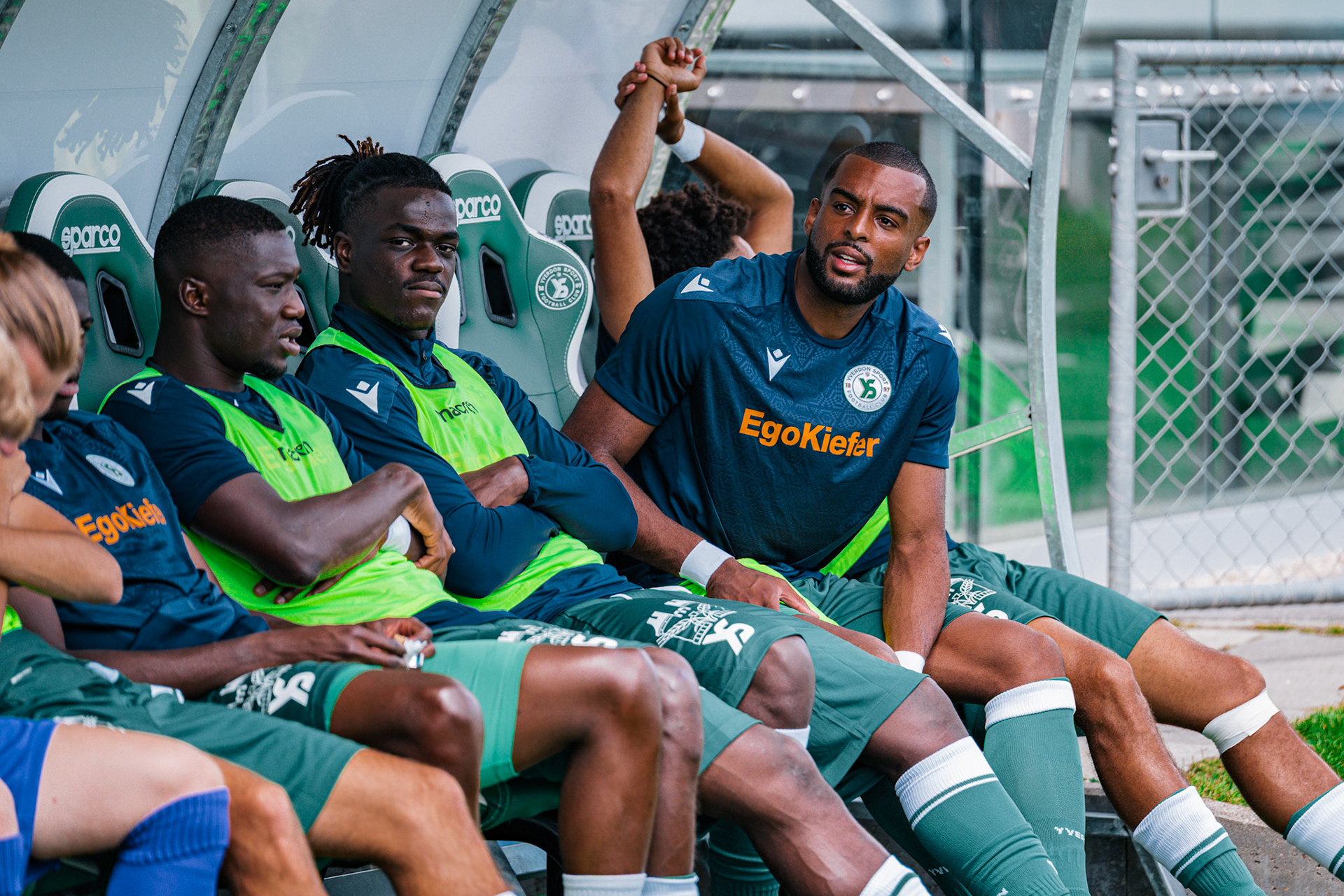 Match opposant Yverdon Sport FC face au Stade Lausanne Ouchy au Stade Municipal. (Christian António/LibsVisuals.com)