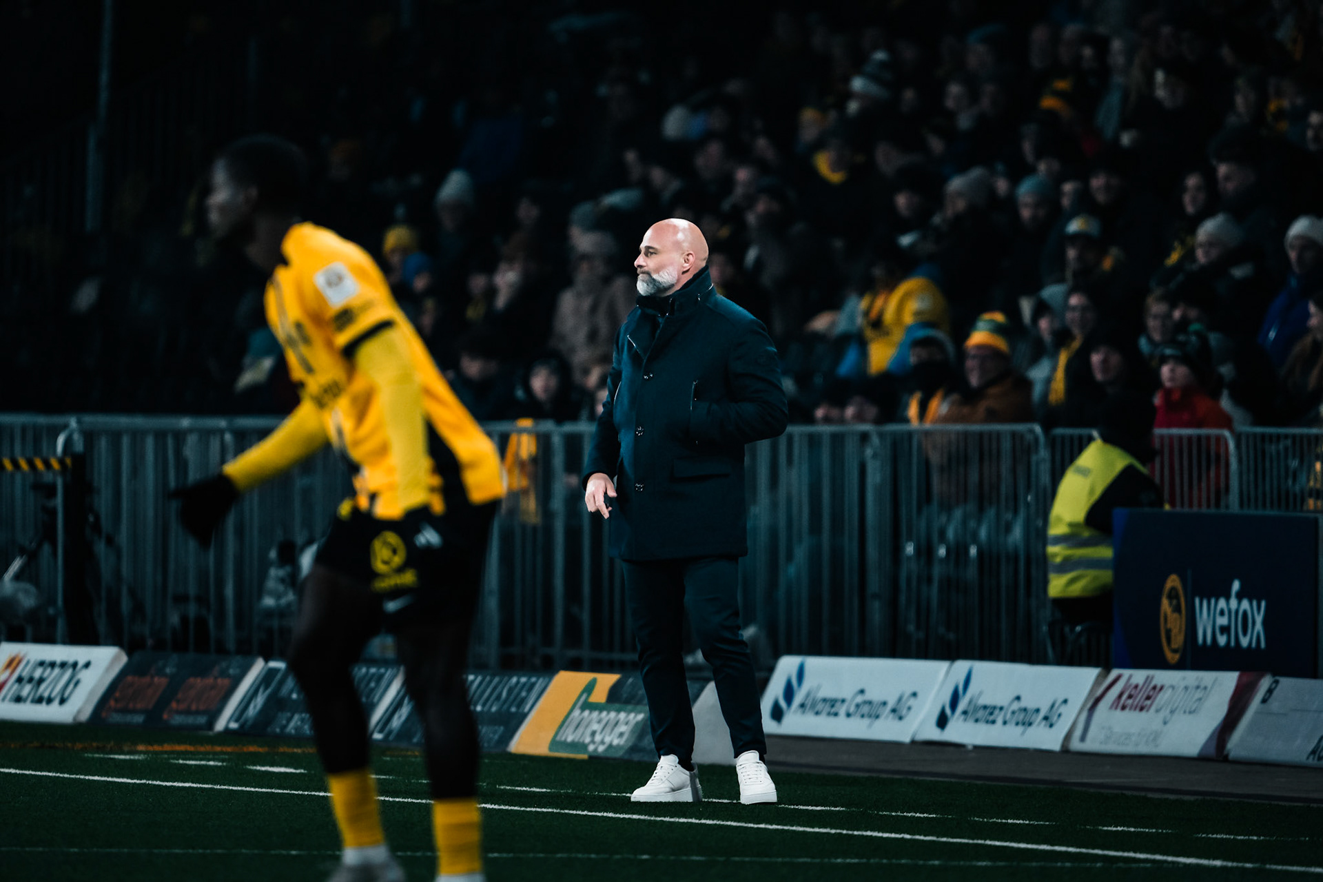 Giorgio Contini, Entraîneur principal du BSC Young Boys lors du match entre BSC Young Boys et FC Winterthur au Stadion Wankdorf. (Christian António/LibsVisuals.com)