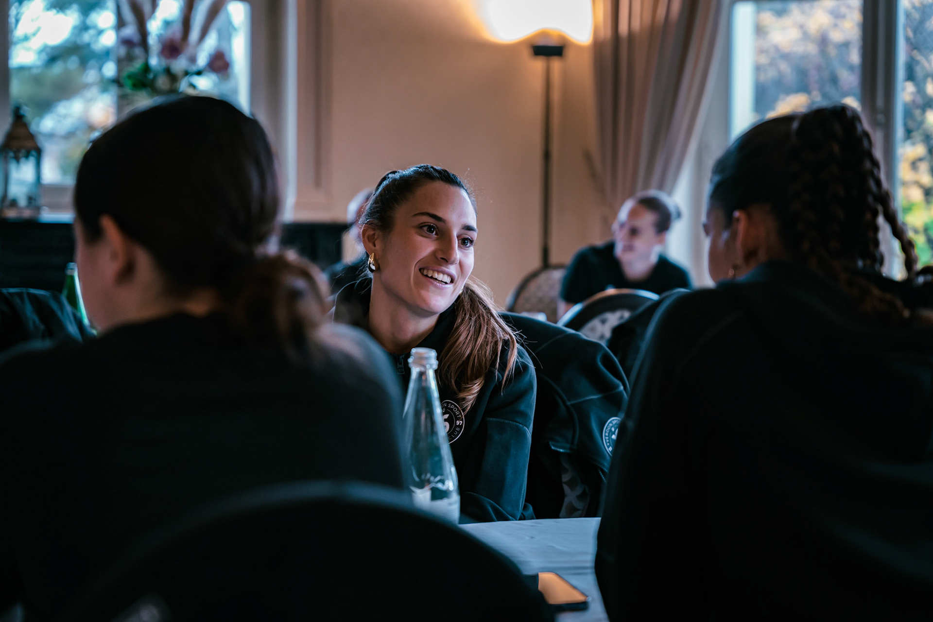 Match de championnat LNB féminine opposant Yverdon Sport FC et le FC Lugano au Stade Municipal, Yverdon-les-Bains. (Christian António / LibsVisuals.com)