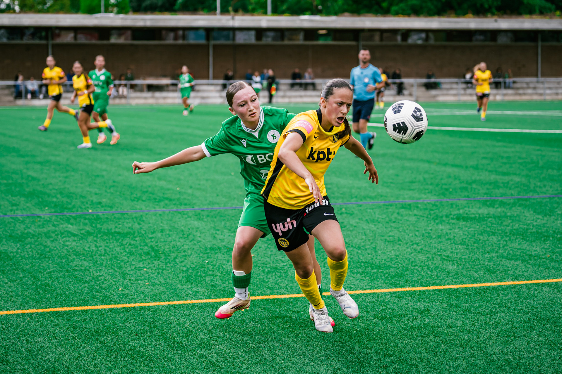 Match championnat opposant BSC YB Frauen U-20 - Yverdon Sport U-20 au Sportplatz Wyler. (Christian António/LibsVisuals.com)