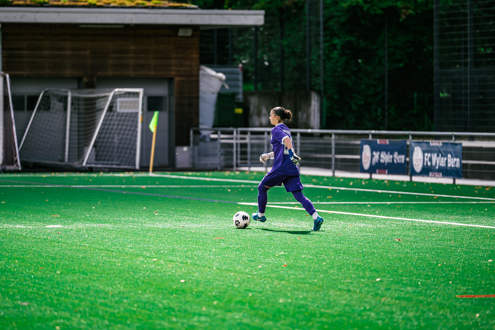 Match championnat opposant BSC YB Frauen U-20 - Yverdon Sport U-20 au Sportplatz Wyler. (Christian António/LibsVisuals.com)