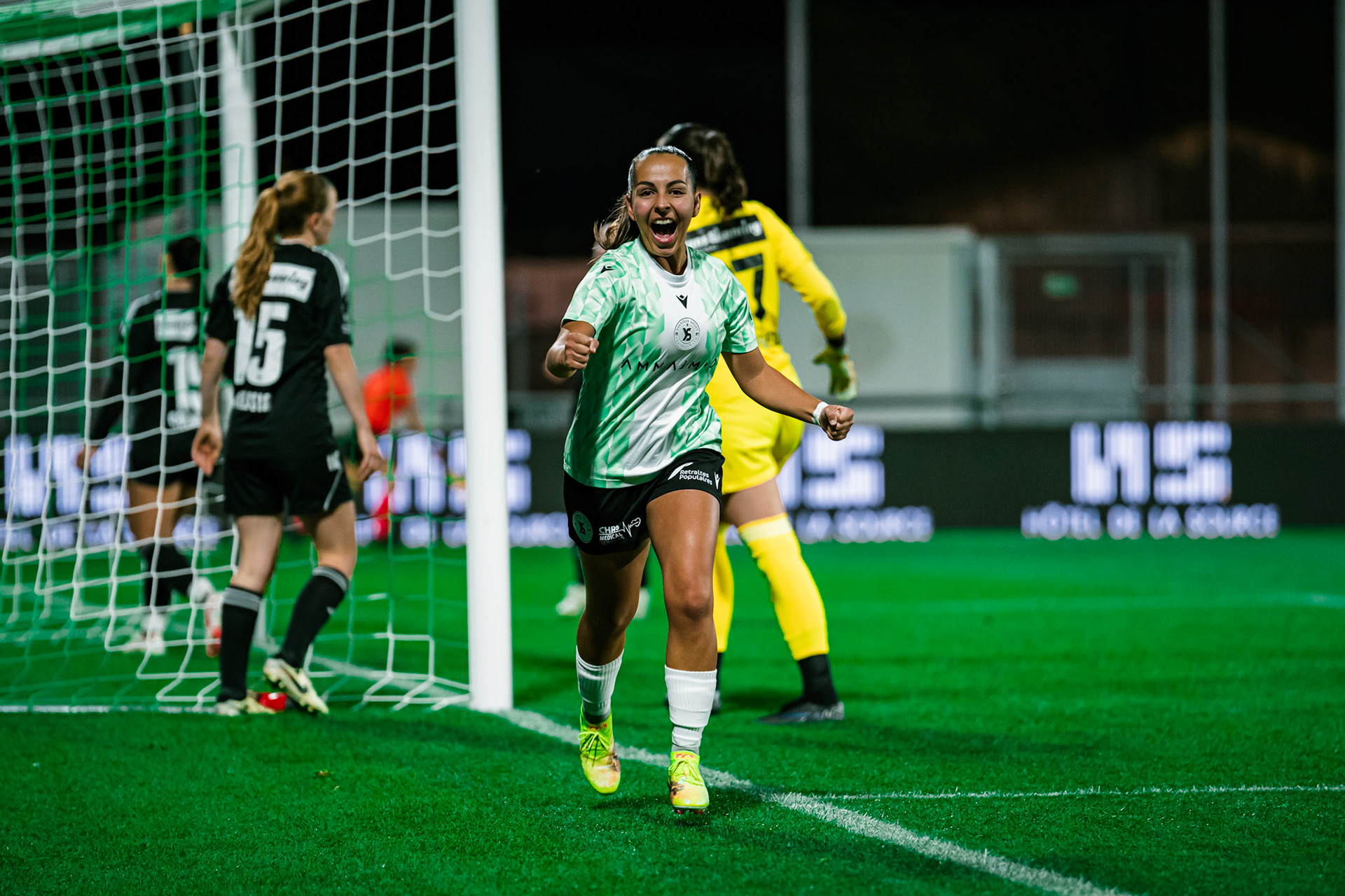 Match de championnat LNB (féminine) opposant Yverdon Sport FC et FC Wil 1900 au Stade Municipal, Yverdon. (Christian António/LibsVisuals.com)