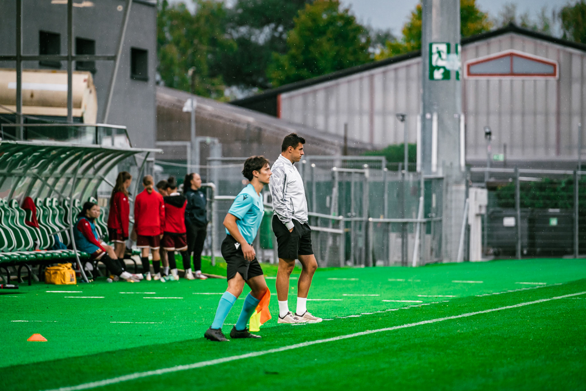 Match championnat LNB féminine opposant Yverdon Sport FC et FC Solothurn Frauen au Stade Municipal. (Christian António/LibsVisuals.com)