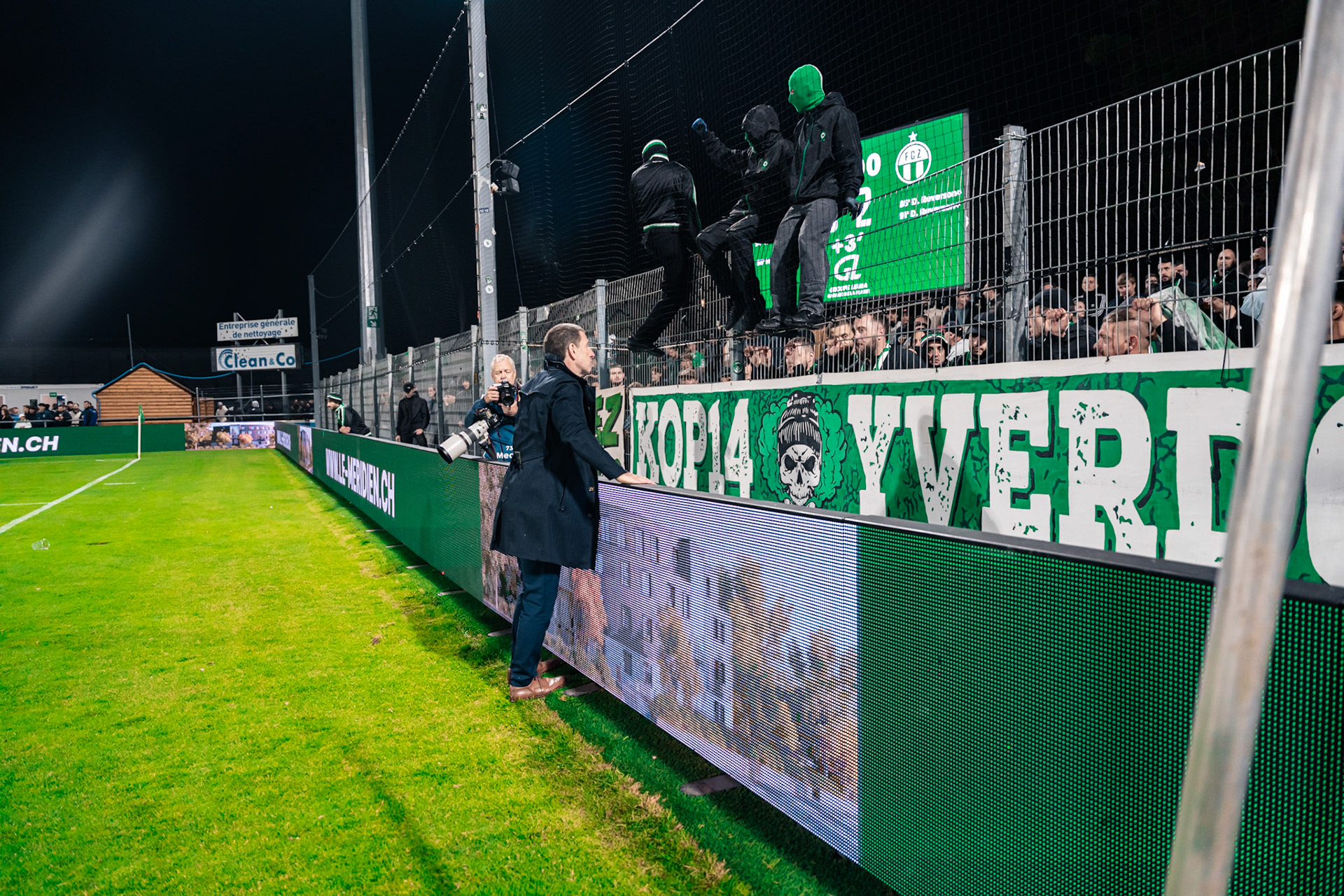 Yverdon Sport FC et FC Zürich au Stade Municipal. (Christian António/LibsVisuals.com)