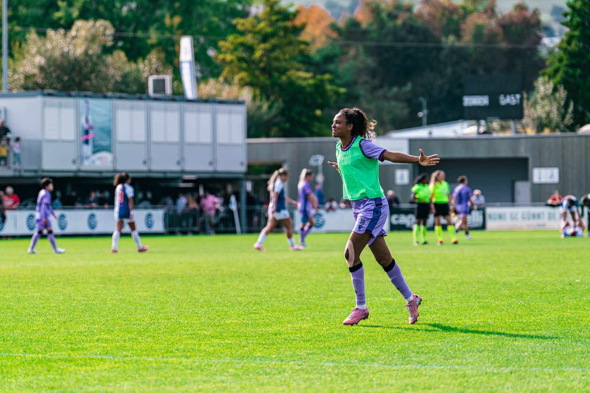 Match de l’AXA Women’s Super League opposant GC Frauenfussball et FC Basel 1893 au GC/Campus, Niederhasli (Platz 1). (Christian António/LibsVisuals.com)
