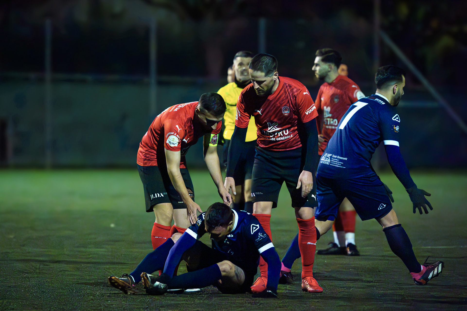 Match 3ème Ligue Iliria Payerne - Azzurri Yverdon au Stade Municipal à Payerne