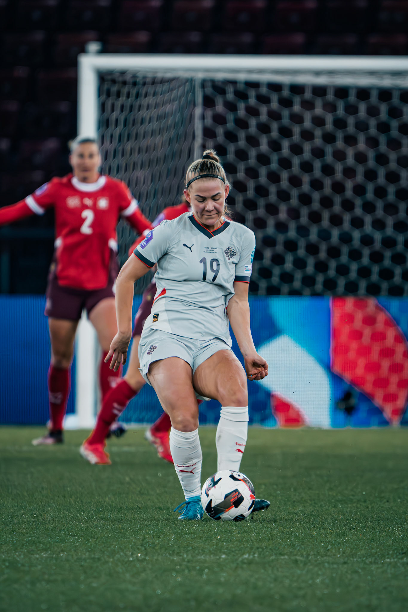 UEFA Women's Nations League Suisse - Islande au Stadion Letzigrund. (Christian António/LibsVisuals.com)