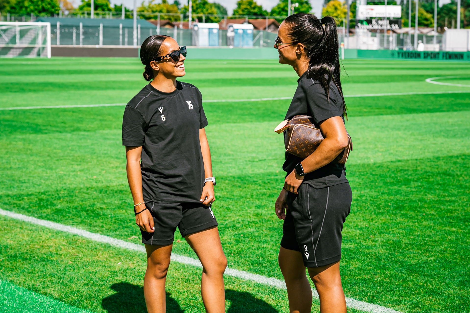 Match championnat LNB féminine opposant Yverdon Sport FC et FC Schlieren au Stade Municipal. (Christian António/LibsVisuals.com)