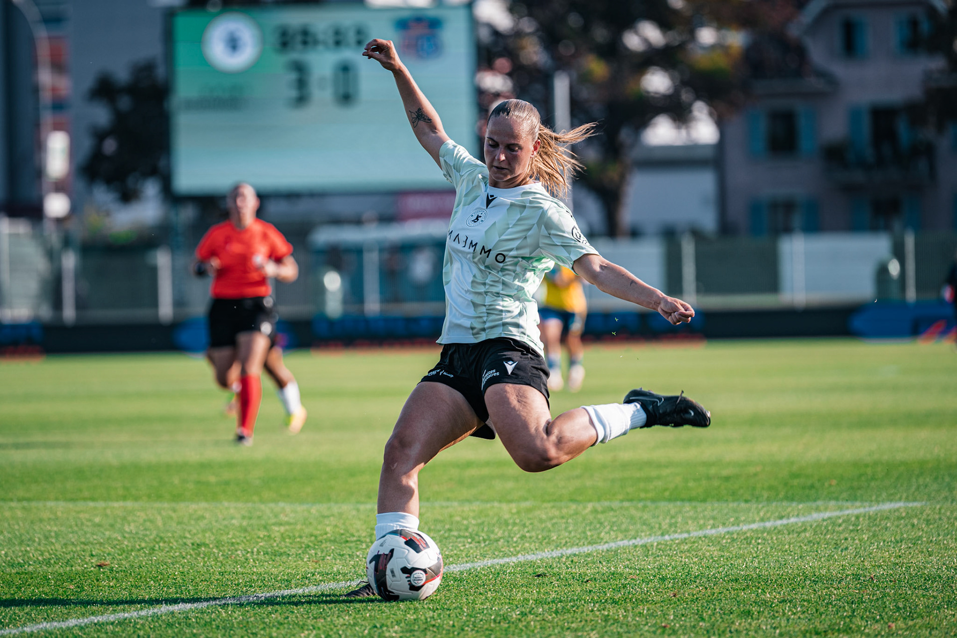 Match championnat opposant Yverdon Sport – FC Wädenswil au Stade Municipal. (Christian António/LibsVisuals.com)