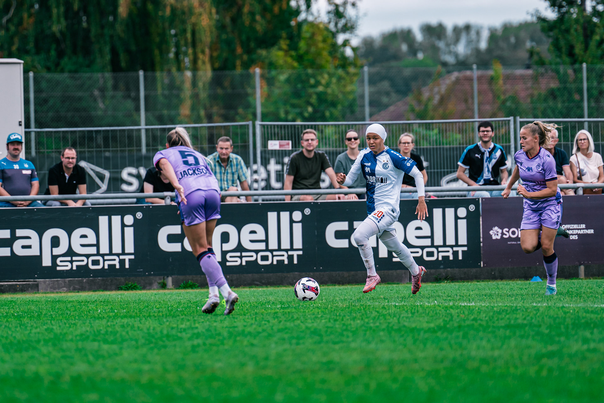 Match de l’AXA Women’s Super League opposant GC Frauenfussball et FC Basel 1893 au GC/Campus, Niederhasli (Platz 1). (Christian António/LibsVisuals.com)