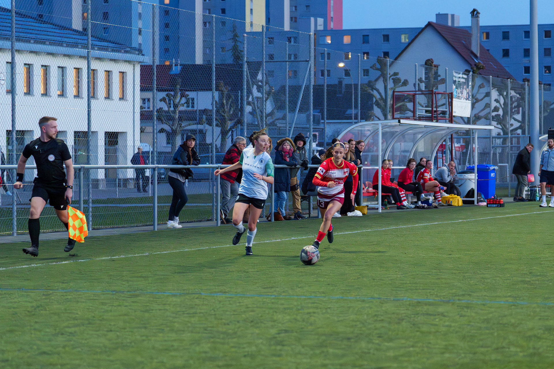 FC Solothurn Frauen et Yverdon Sport FC au Stadion FC Solothurn. (Christian António/LibsVisuals.com)