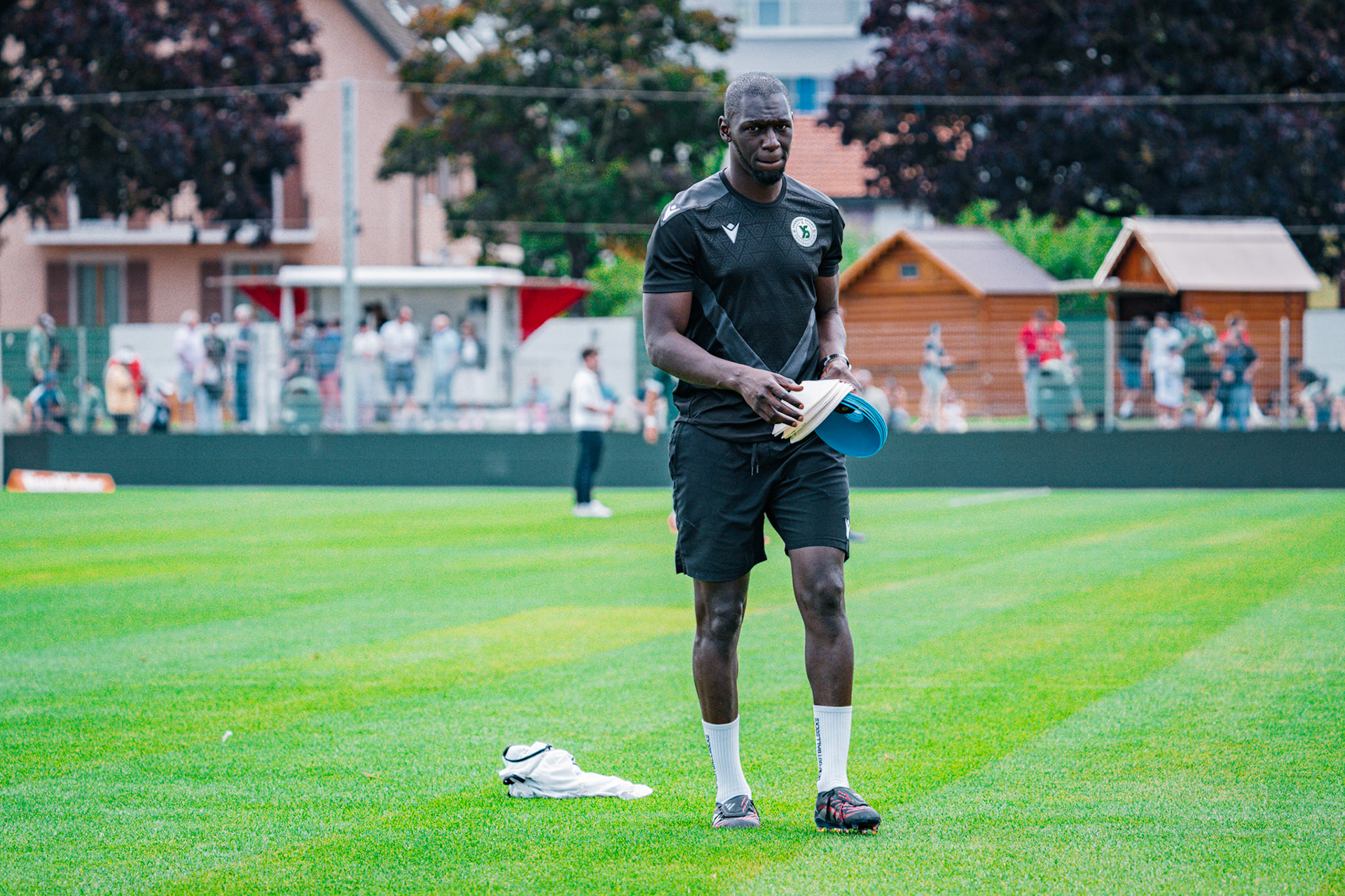 Match opposant Yverdon Sport FC face au Stade Lausanne Ouchy au Stade Municipal. (Christian António/LibsVisuals.com)