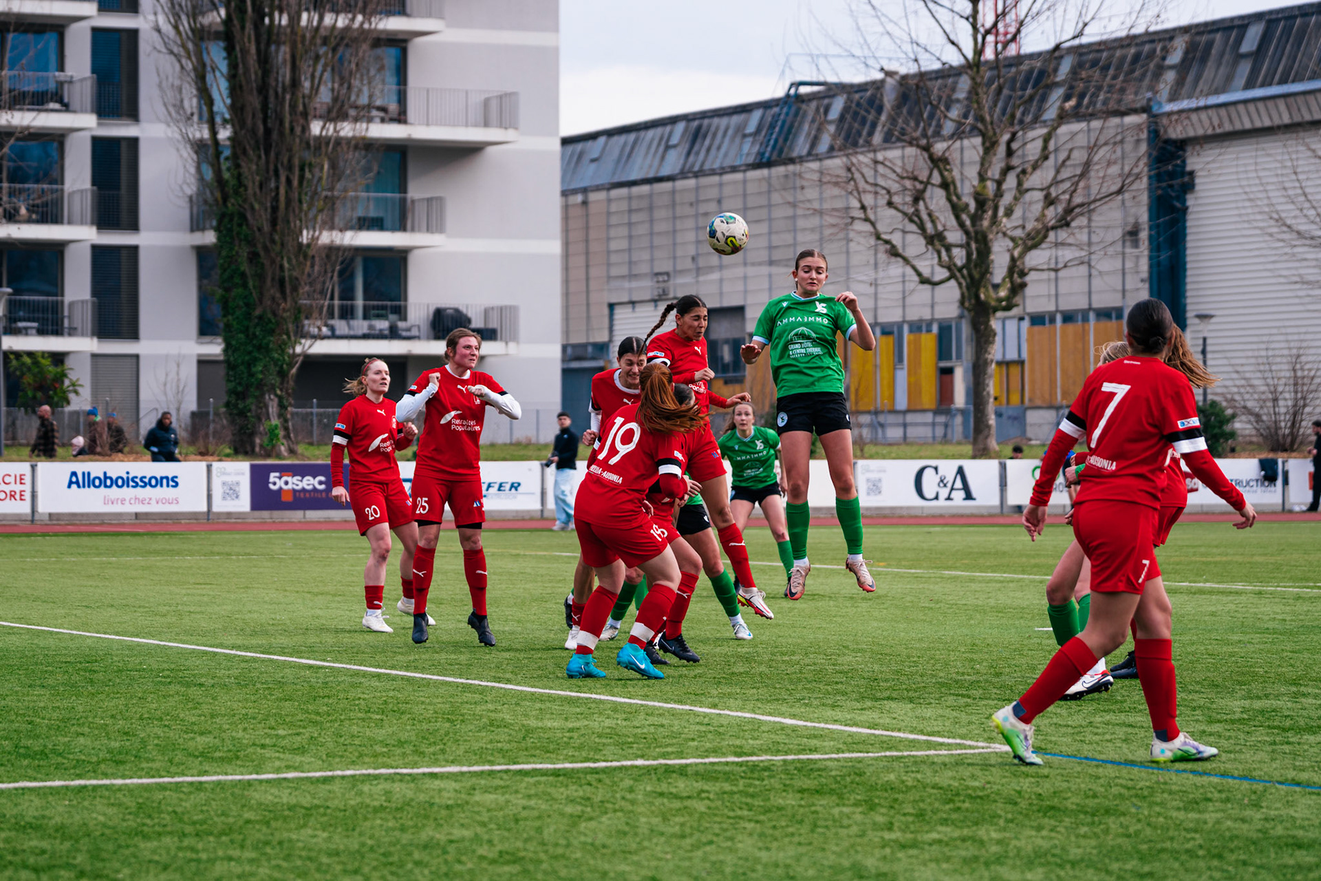 Match Amical entre FC Renens et Yverdon Sport FC au Stade sportif du Croset. (Christian António/LibsVisuals.com)