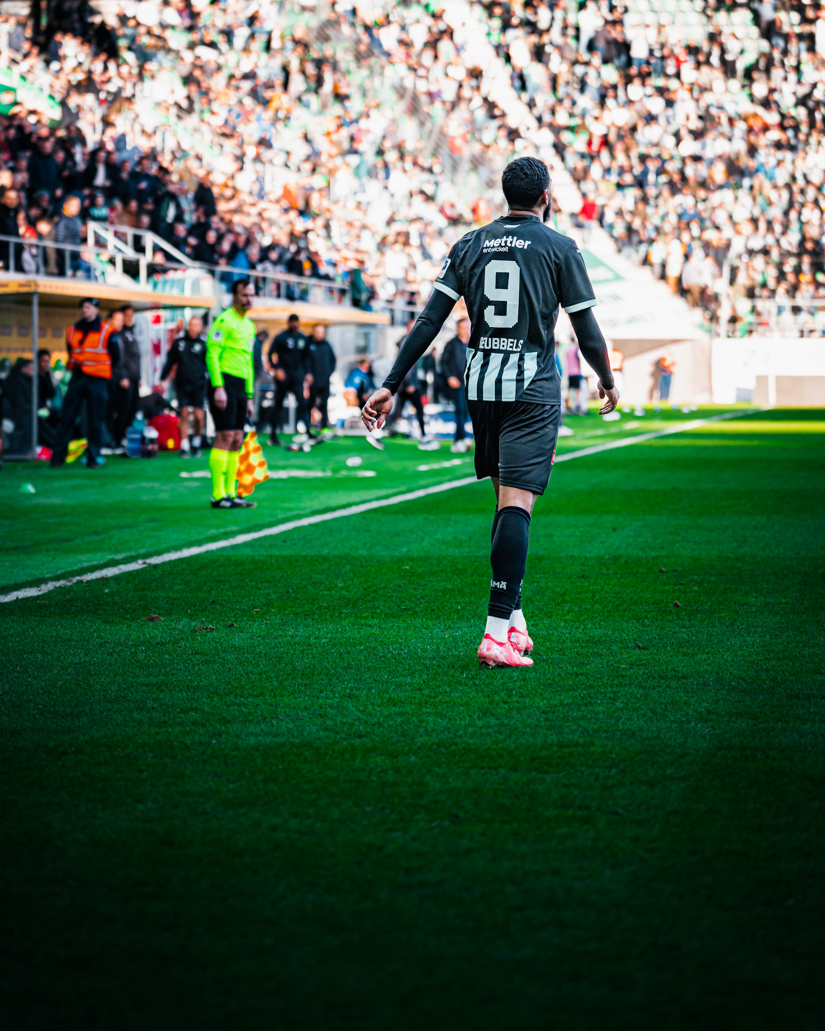 FC Saint-Gall 1879 et Lausanne-Sport FC au Kybunpark. (Christian António/LibsVisuals.com)