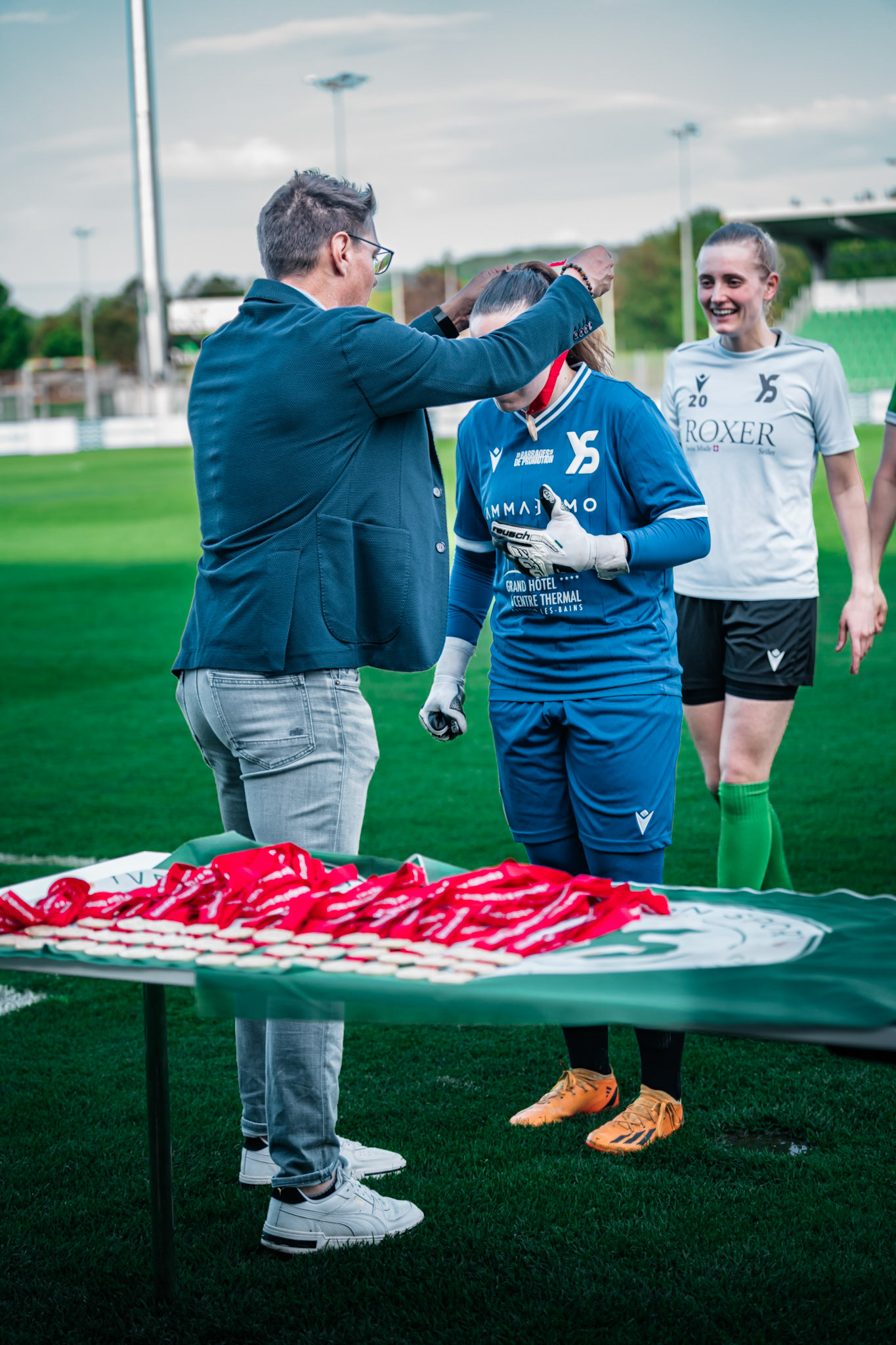 Yverdon Sport FC et FC Rapperswil-Jona au Stade Municipal. (Christian António/LibsVisuals.com)
