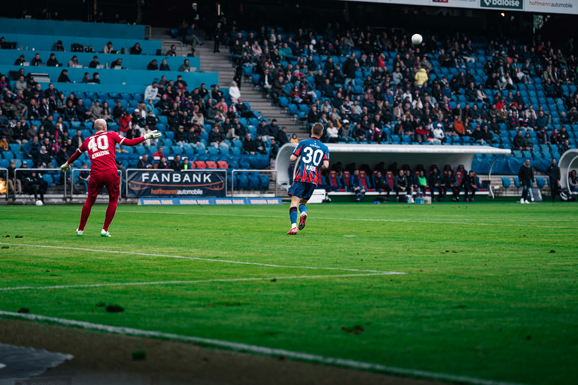 FC Basel 1893 et Yverdon Sport FC au St. Jakob-Park. (Christian António/LibsVisuals.com)