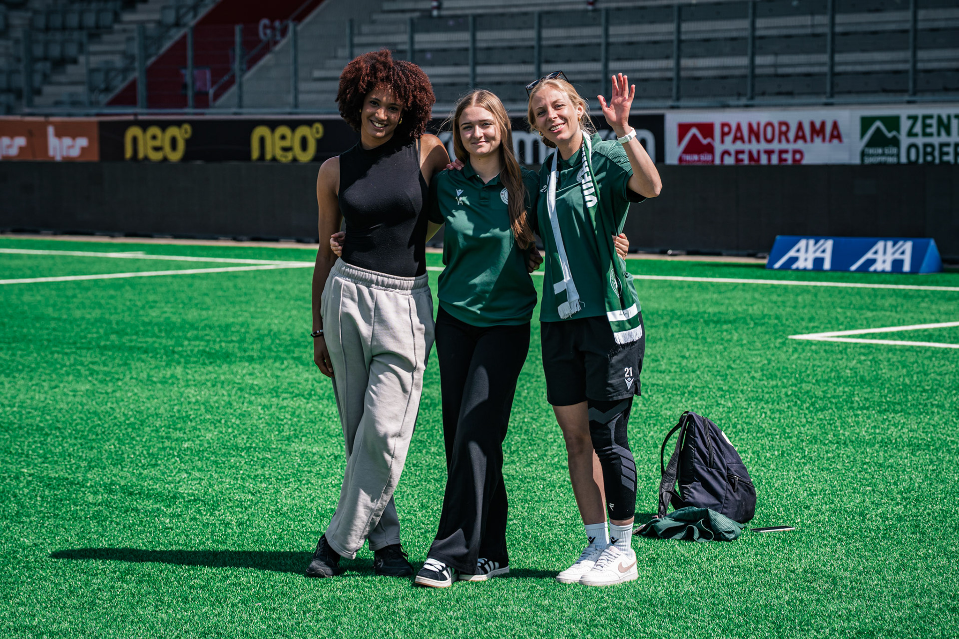 Frauenteam Thun Berner-Oberland et Yverdon Sport FC à la Stockhorn Arena. (Christian António/LibsVisuals.com)