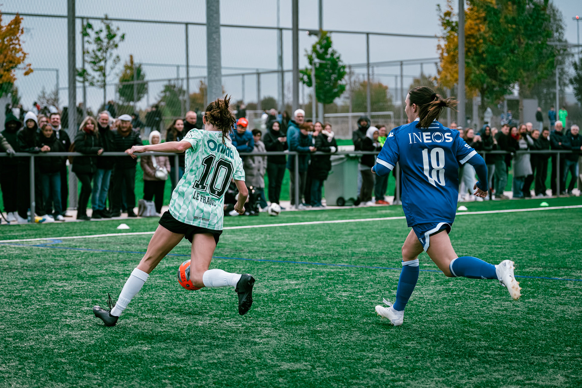 Match AXA Women’s Cup (1/16 de finale) opposant FC Lausanne-Sport et Yverdon Sport FC au Centre sportif de la Tuilière. (Christian António/LibsVisuals.com)