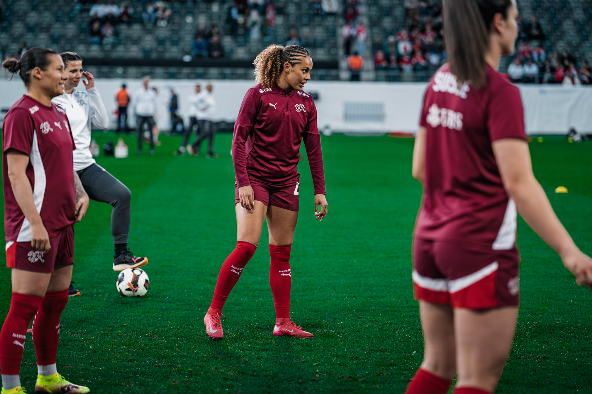 UEFA Women’s Nations League Suisse - France au Kybunpark. (Christian António/LibsVisuals.com)