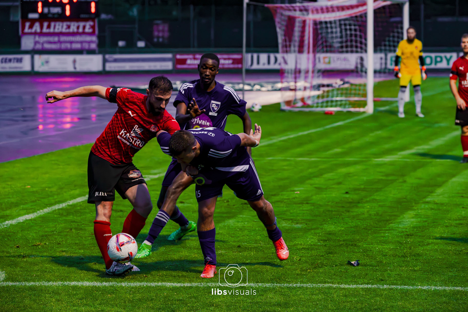 Match de barrage - Promotion 3ème ligue FC Iliria Payerne - FC Champvent au Stade Municipal à Payerne