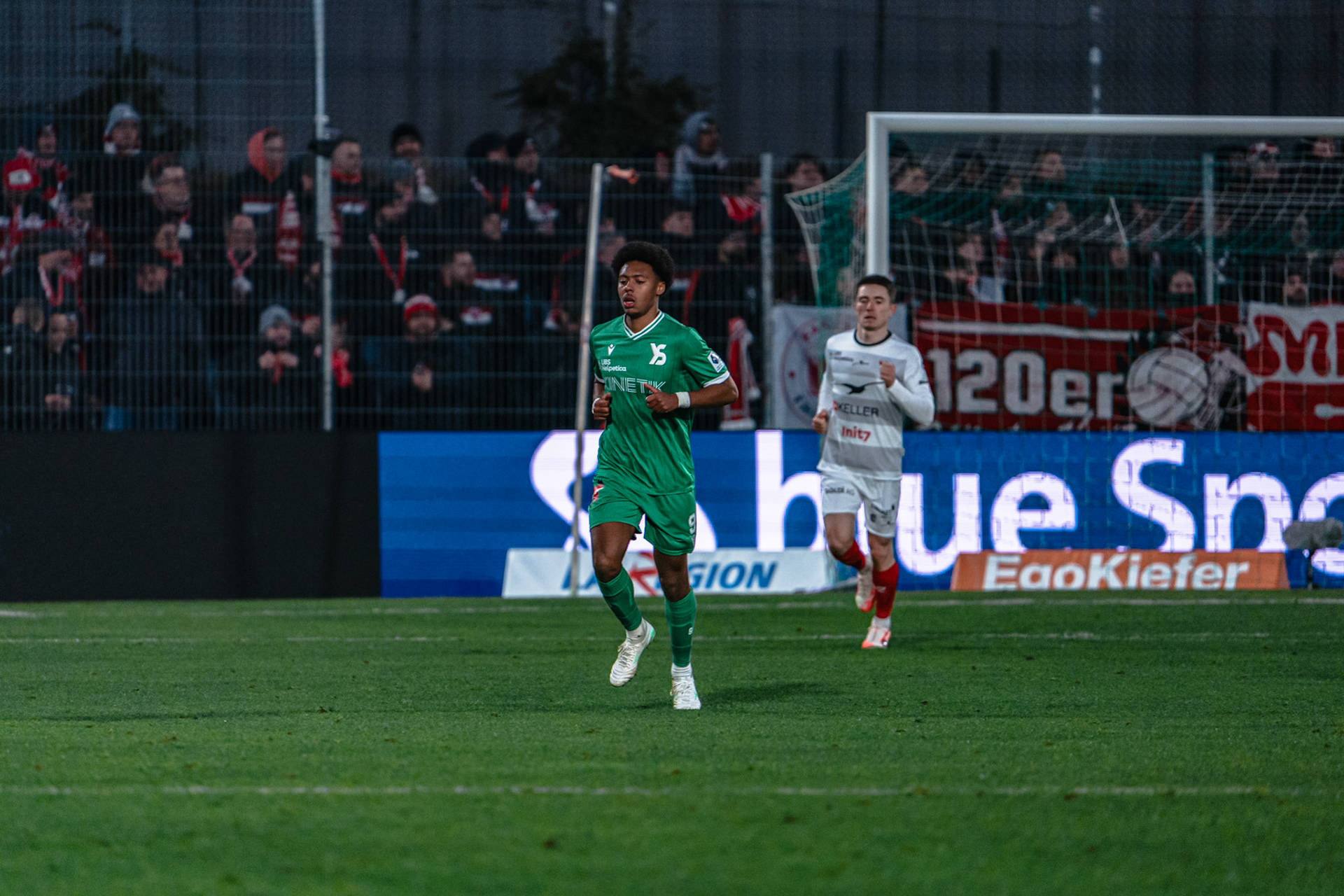 Yverdon Sport FC et FC Winterthur au Stade Municipal. (Christian António/LibsVisuals.com)