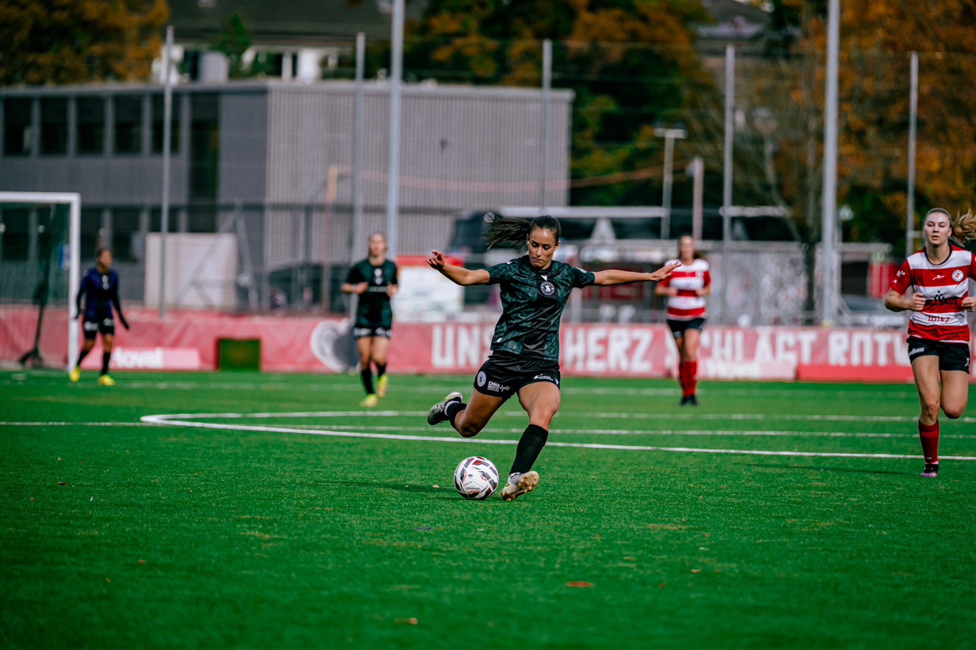 Match de championnat LNB Féminine opposant le FC Winterthur et Yverdon Sport FC au Schützenwiese, Winterthur. (Christian António/LibsVisuals.com)