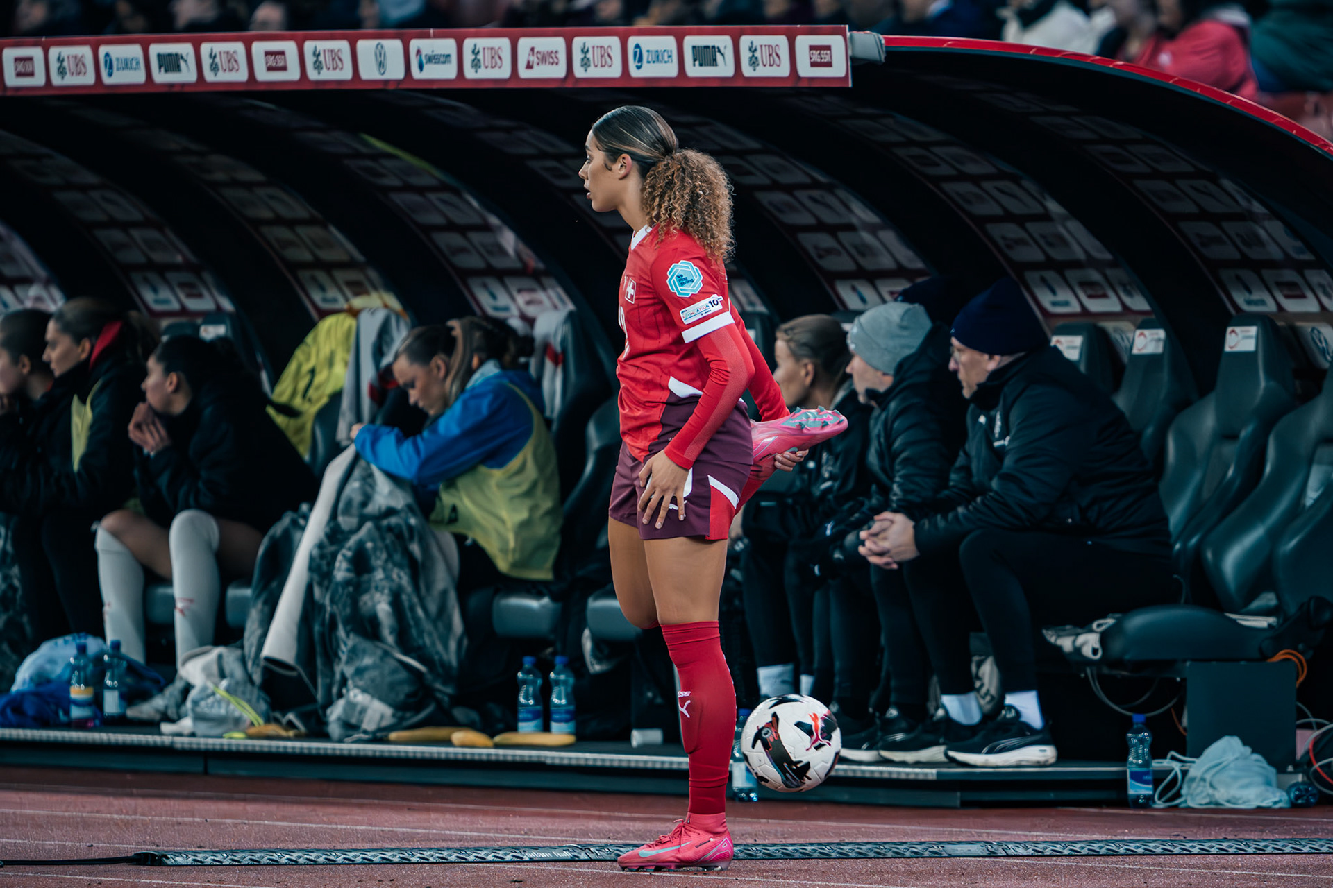 UEFA Women's Nations League Suisse - Islande au Stadion Letzigrund. (Christian António/LibsVisuals.com)