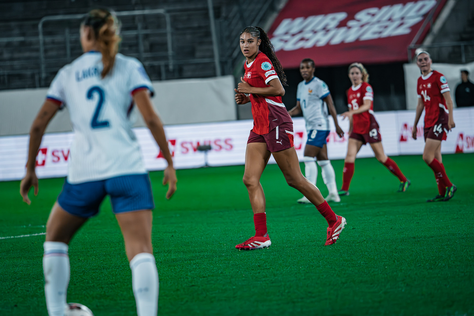 UEFA Women’s Nations League Suisse - France au Kybunpark. (Christian António/LibsVisuals.com)